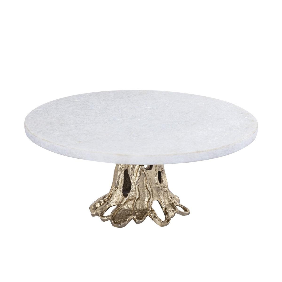 PTMD Plateaus Wayson - 30x30x13 cm - Aluminium - Wit