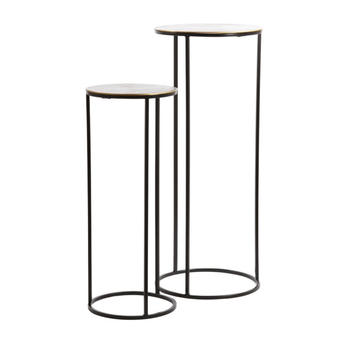 Light & Living Primo zuil set van 2 antiek bronszwart kopen? Shop bij