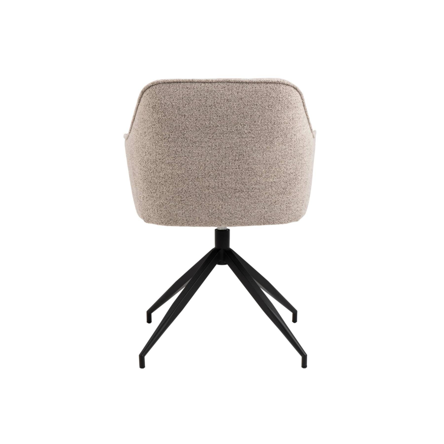 by fonQ  Lopin Eetkamerstoel - Beige - Kruispoot