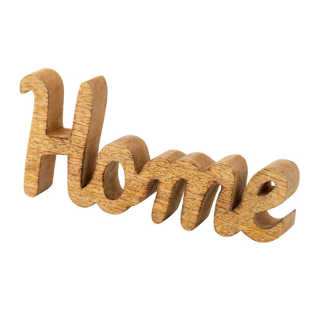 SVJ 'Home'' Decoratief - 3x28x12 cm - Mango Hout - Naturel