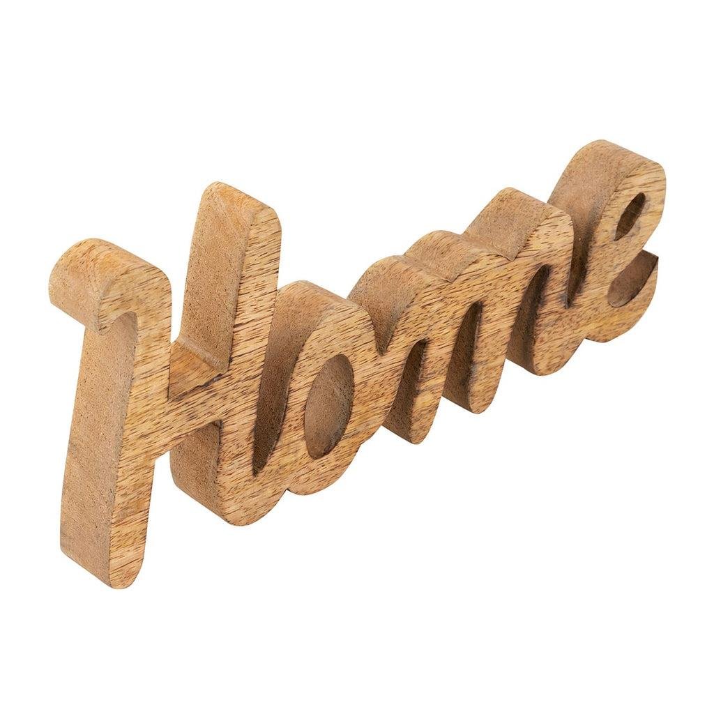 SVJ 'Home'' Decoratief - 3x28x12 cm - Mango Hout - Naturel