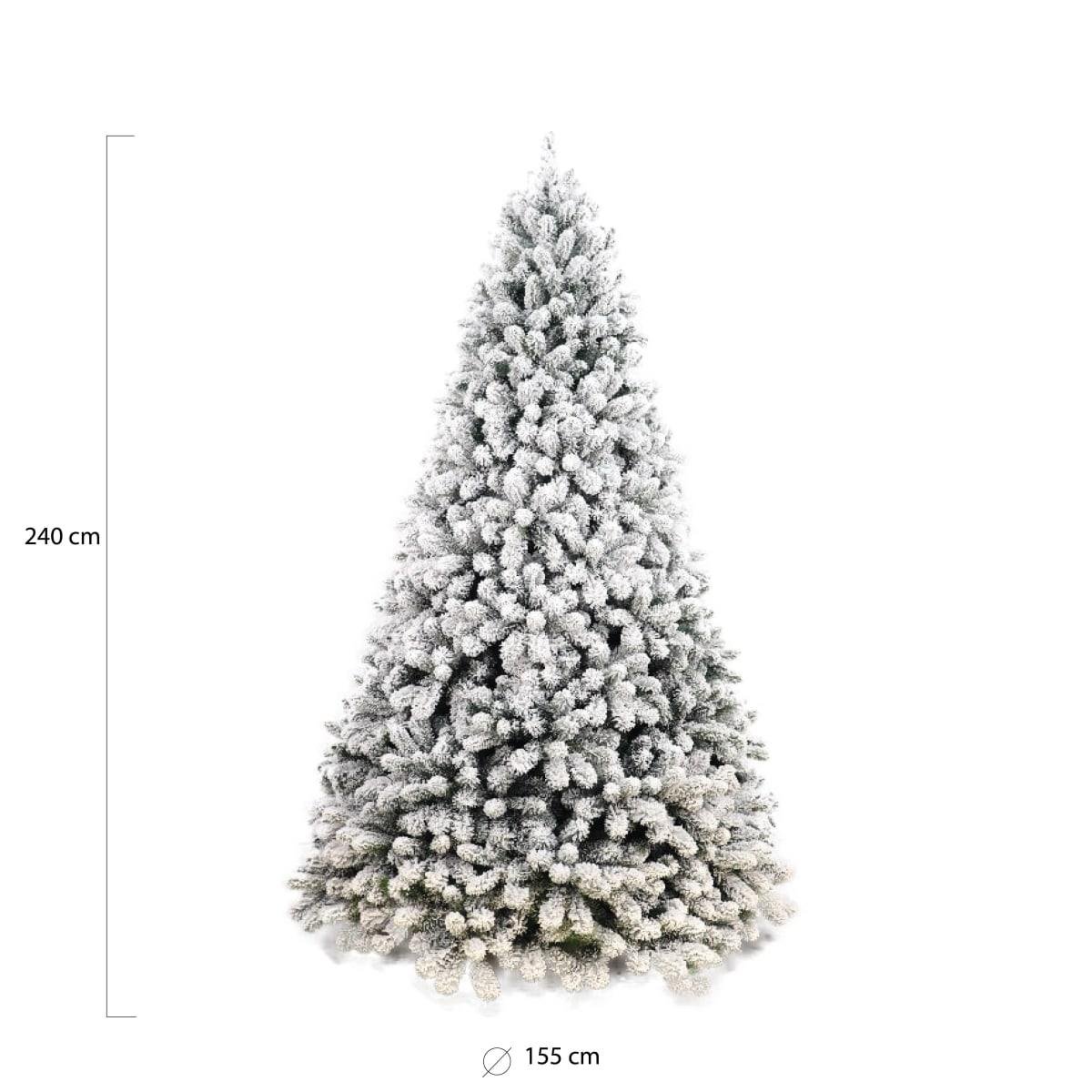 Wintervalley Trees - Kunstkerstboom Osler - 240x155cm - Besneeuwd