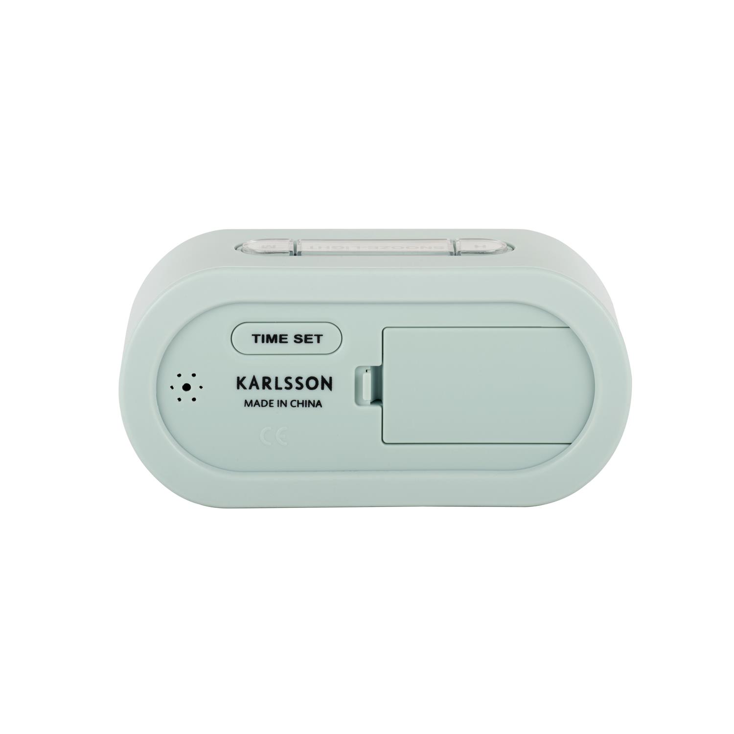 Karlsson - Wekker Gummy - Blauw - 14x5x7cm