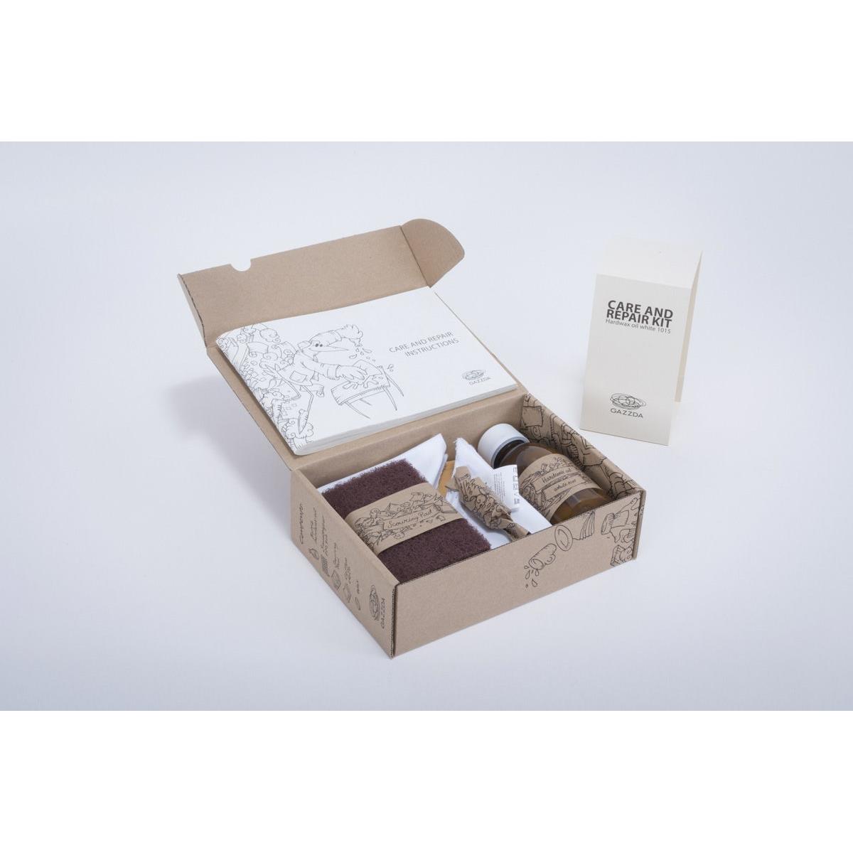 Gazzda Care and repair kit - solid wood whitewash hout