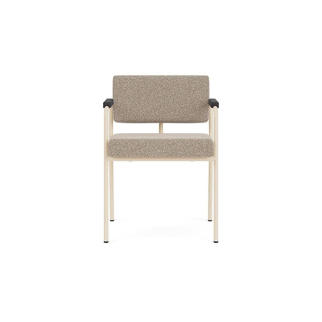FÉST Monday stoel met armleuning sand|zwart Soil 01 natural
