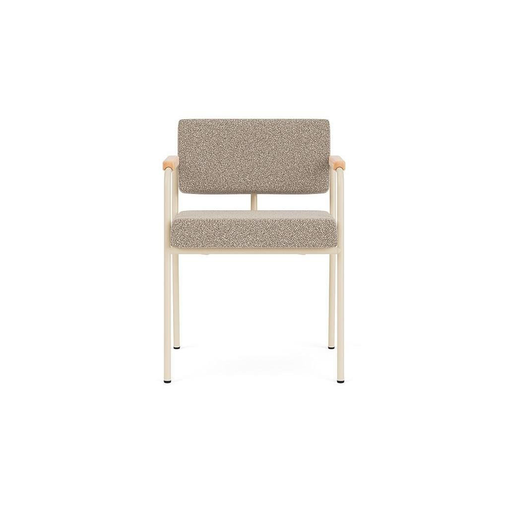 FÉST Monday stoel met armleuning sand|naturel Sydney 22 beige