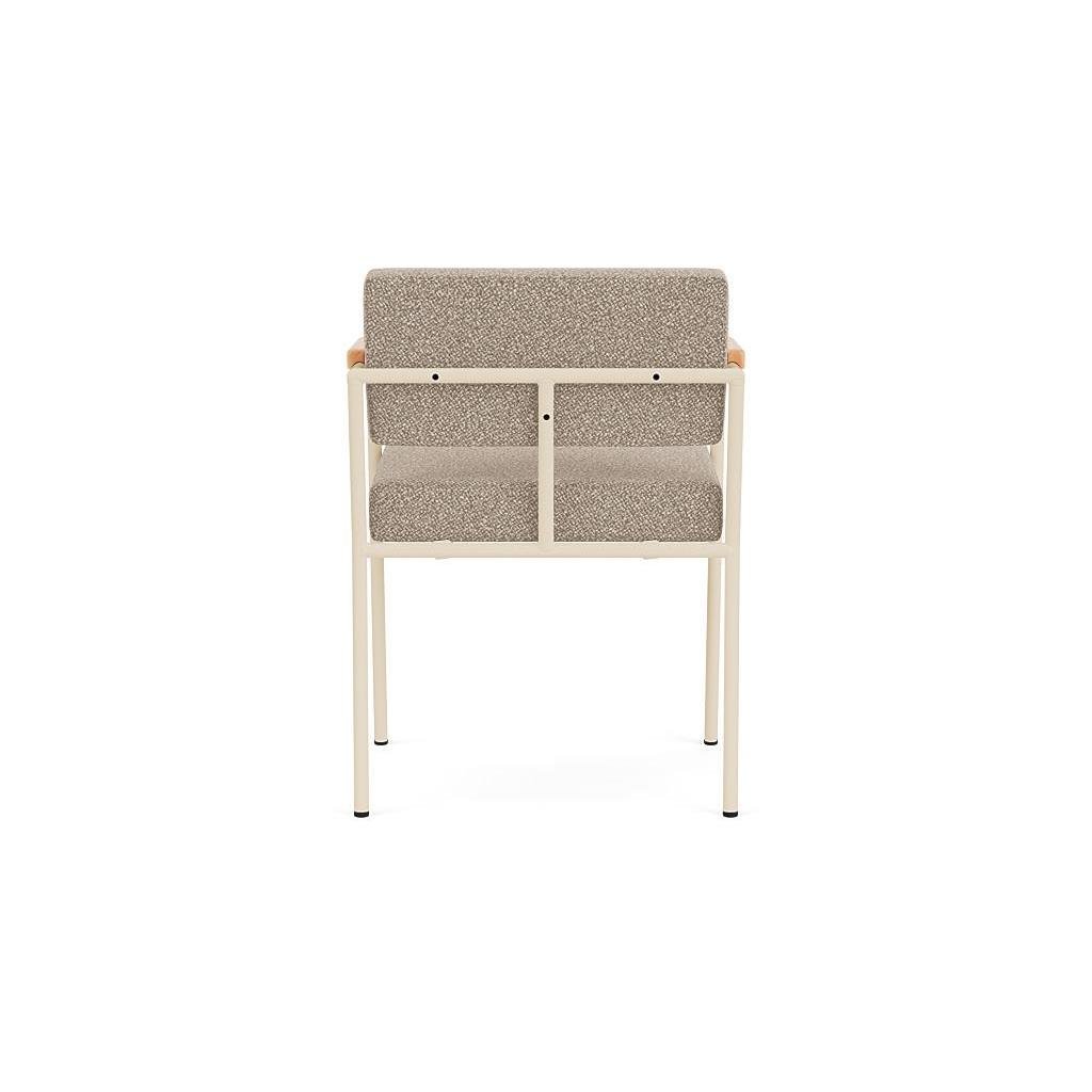 FÉST Monday stoel met armleuning sand|naturel Sydney 22 beige