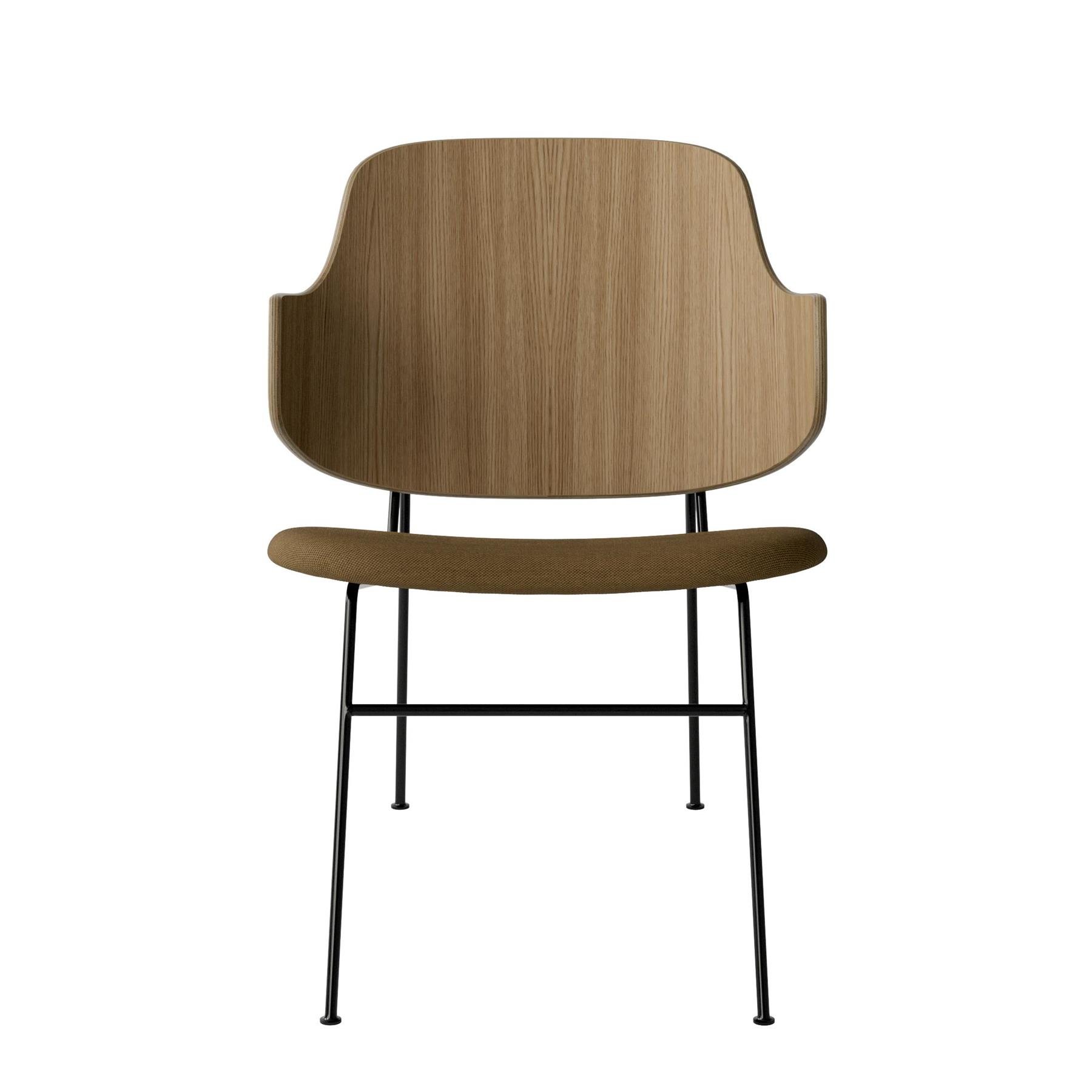 Audo Copenhagen The Penguin fauteuil naturel eiken, zitting Hallingdal