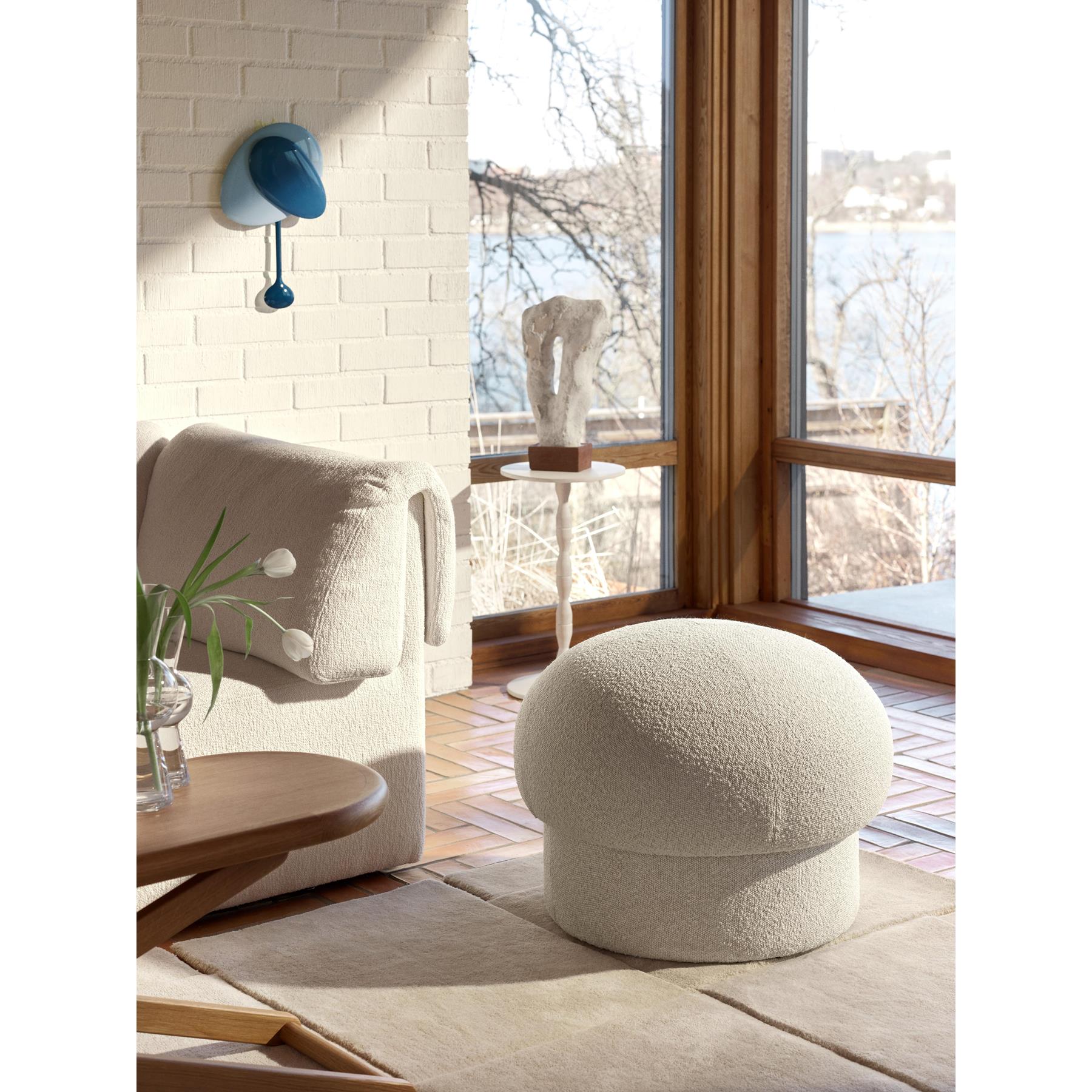 Design House Stockholm Uno poef 65 green