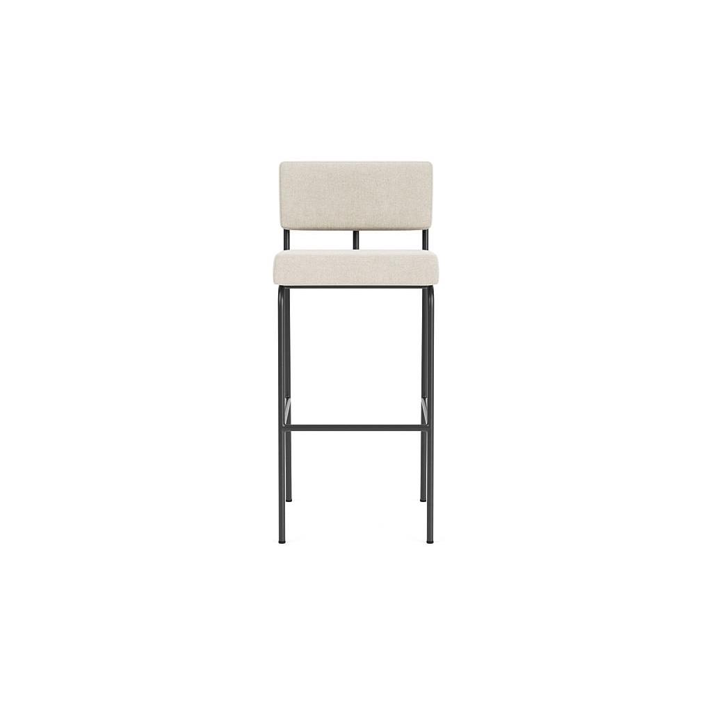 FÉST Monday barkruk 80 zwart Alpine 01 natural