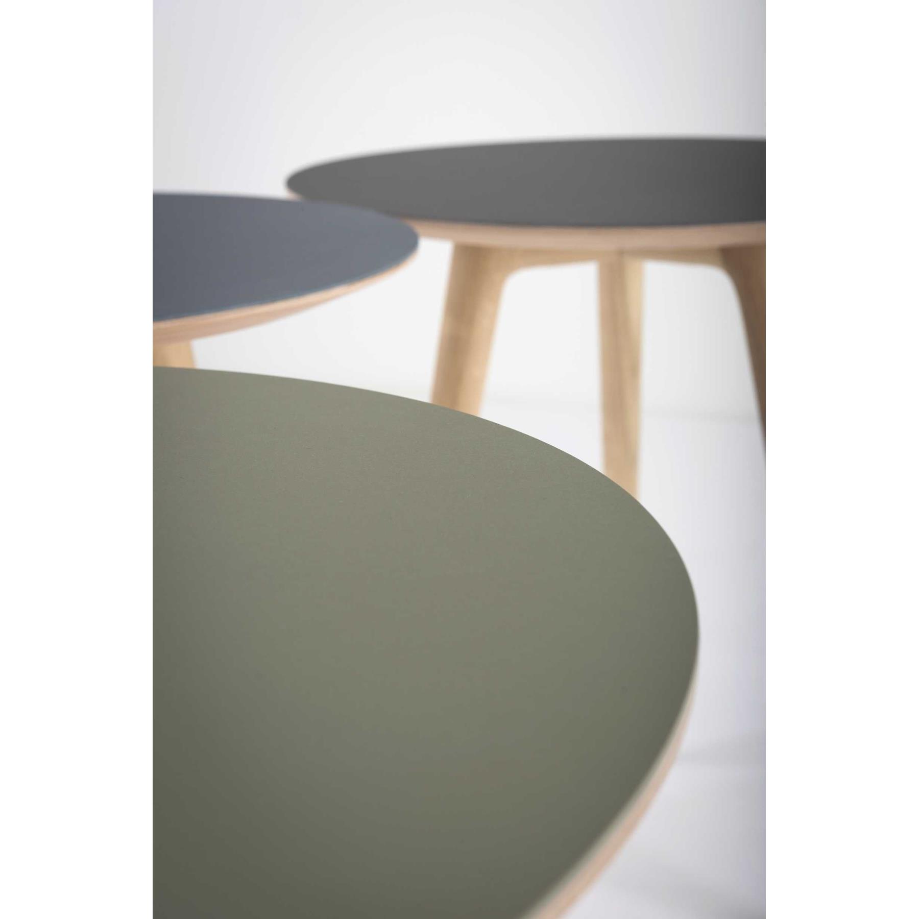 Gazzda Arp bijzettafel 45 Dark Olive