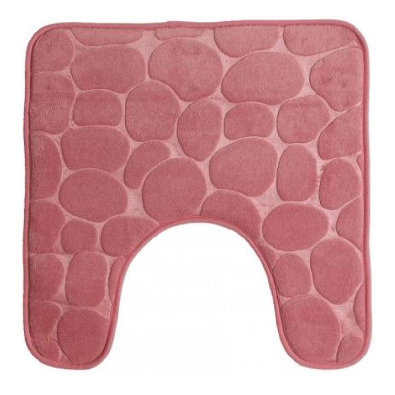 Urban Living WC Badkamerkleedje|badmat tapijt - oud roze - 49x49cm