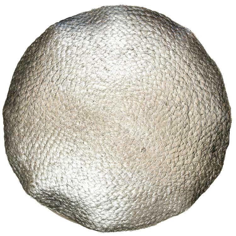 Unique Living - Kussen Metallic - Øxcm - Zilver
