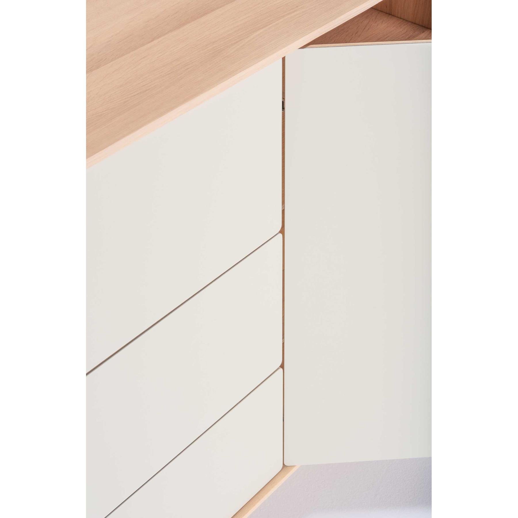Gazzda Fina dressoir 176 Nero 4023 whitewash