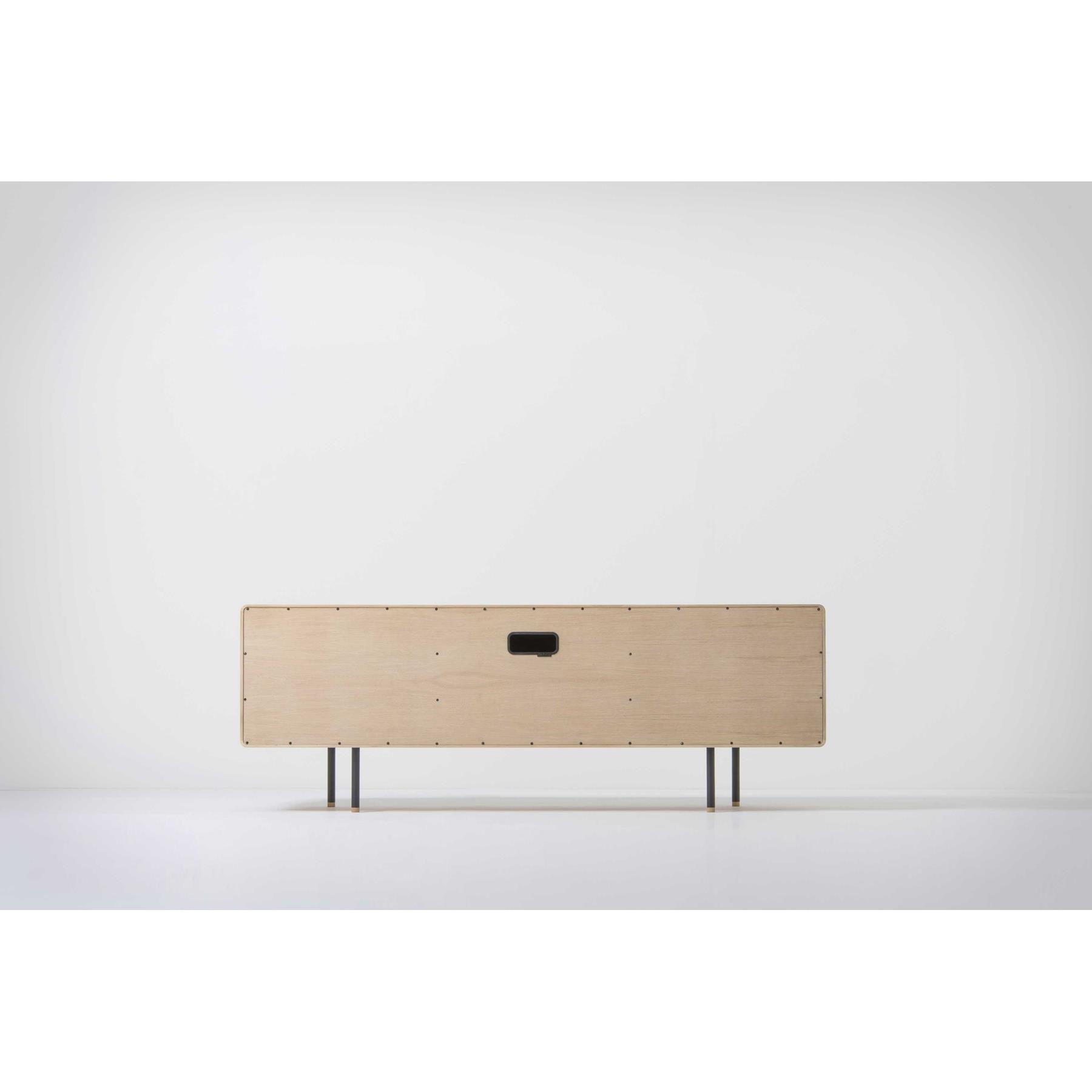 Gazzda Fina dressoir tv-meubel 180x45 natural|wit