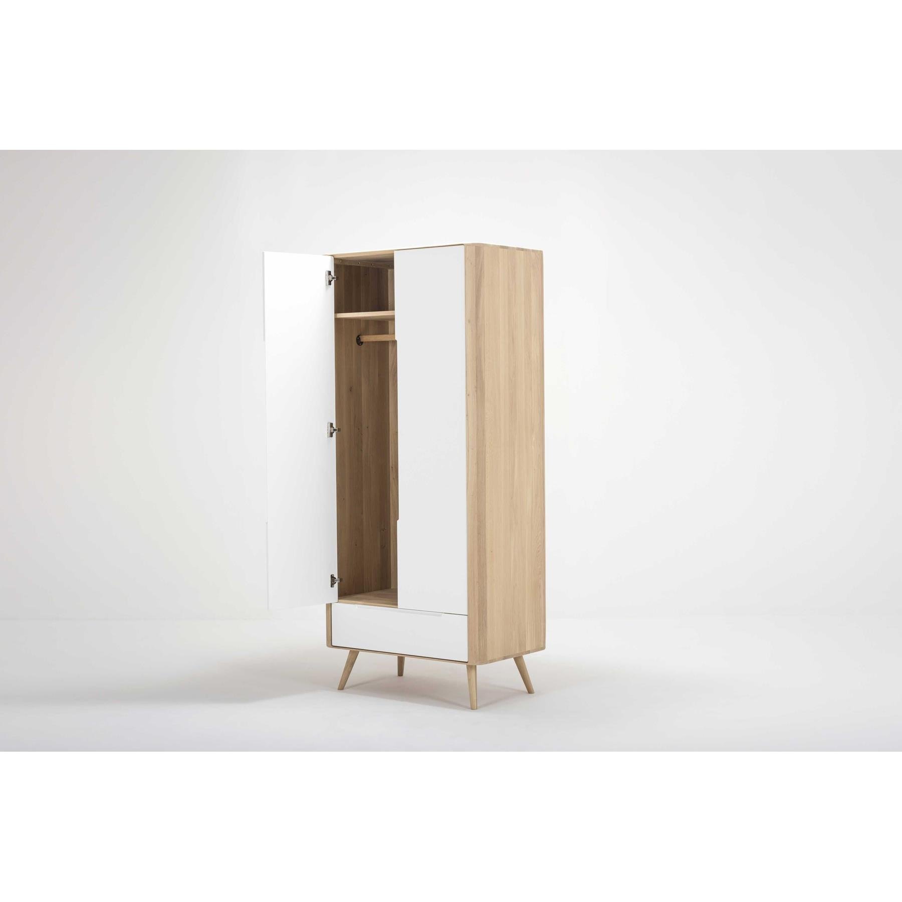 Gazzda Ena garderobe hangend 200x90 whitewash