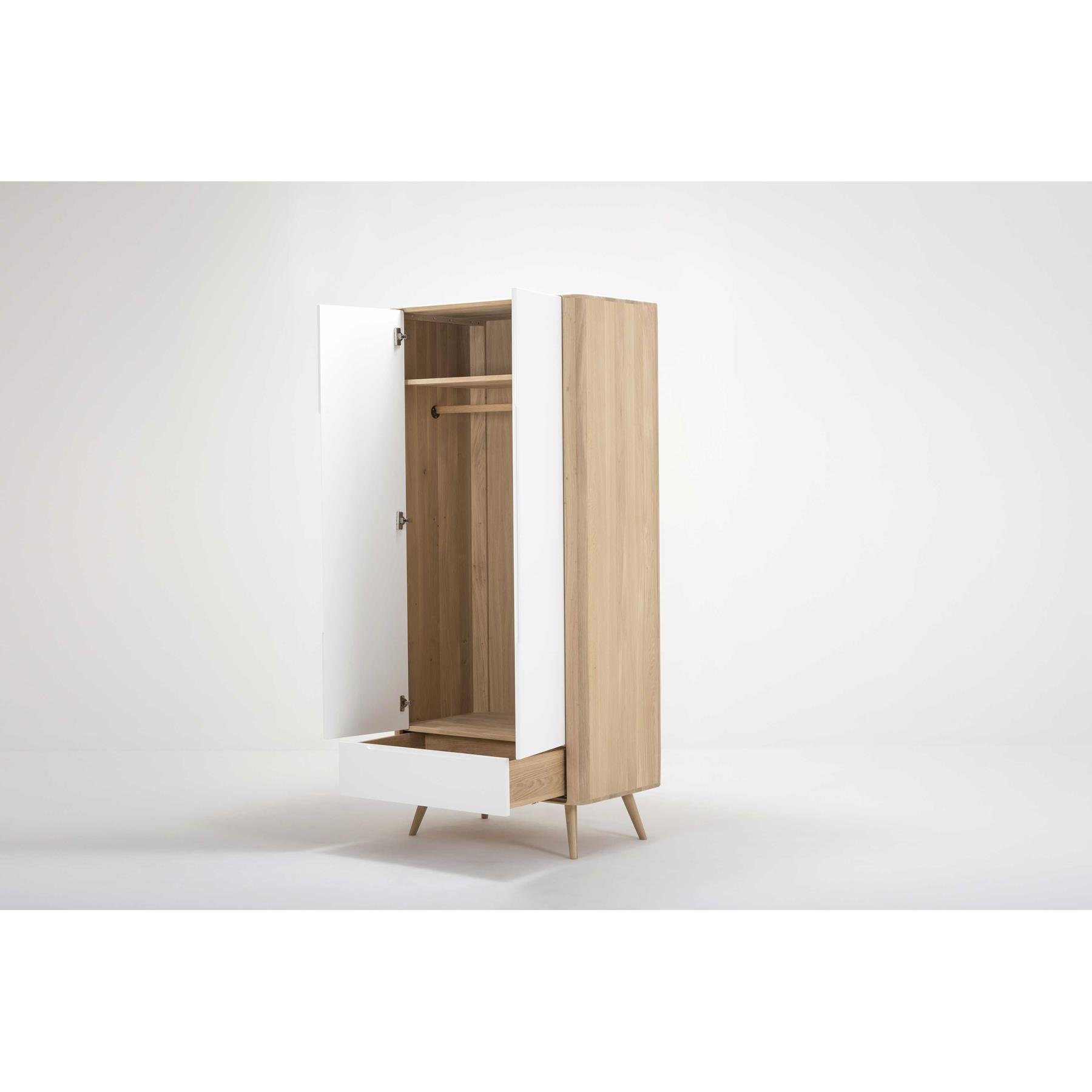 Gazzda Ena garderobe hangend 200x90 whitewash