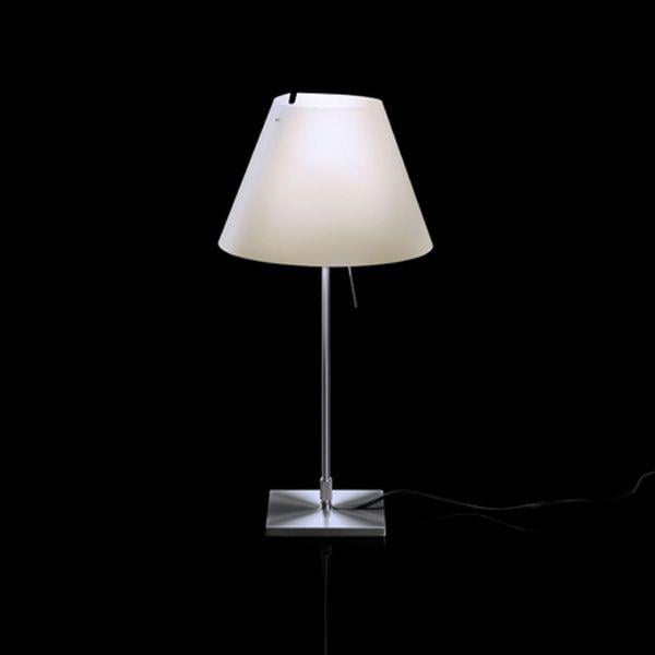 Luceplan Costanzina tafellamp aluminium|Mistic White