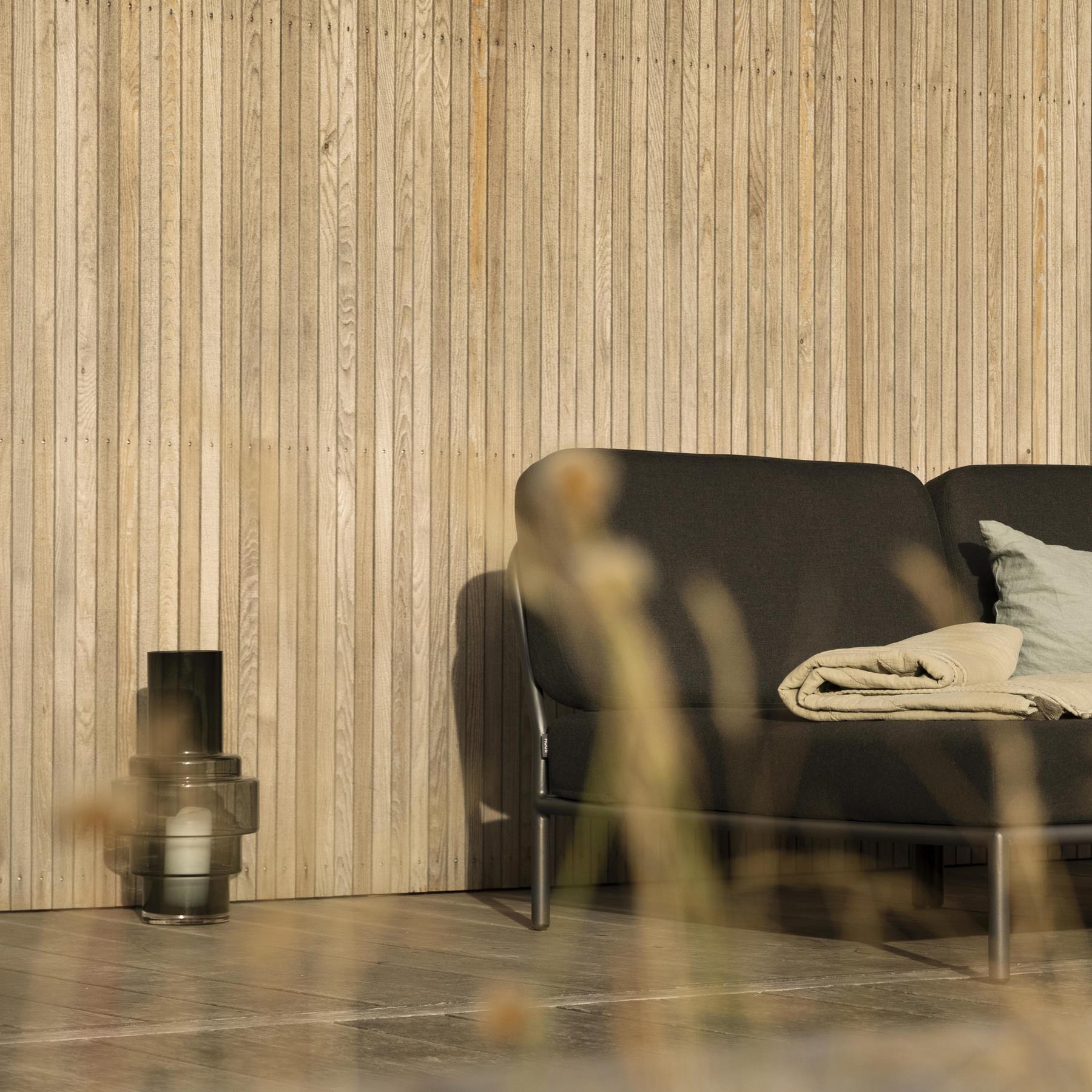 Houe Level Cozy Corner loungebank rechts frame donkergrijs stof dark