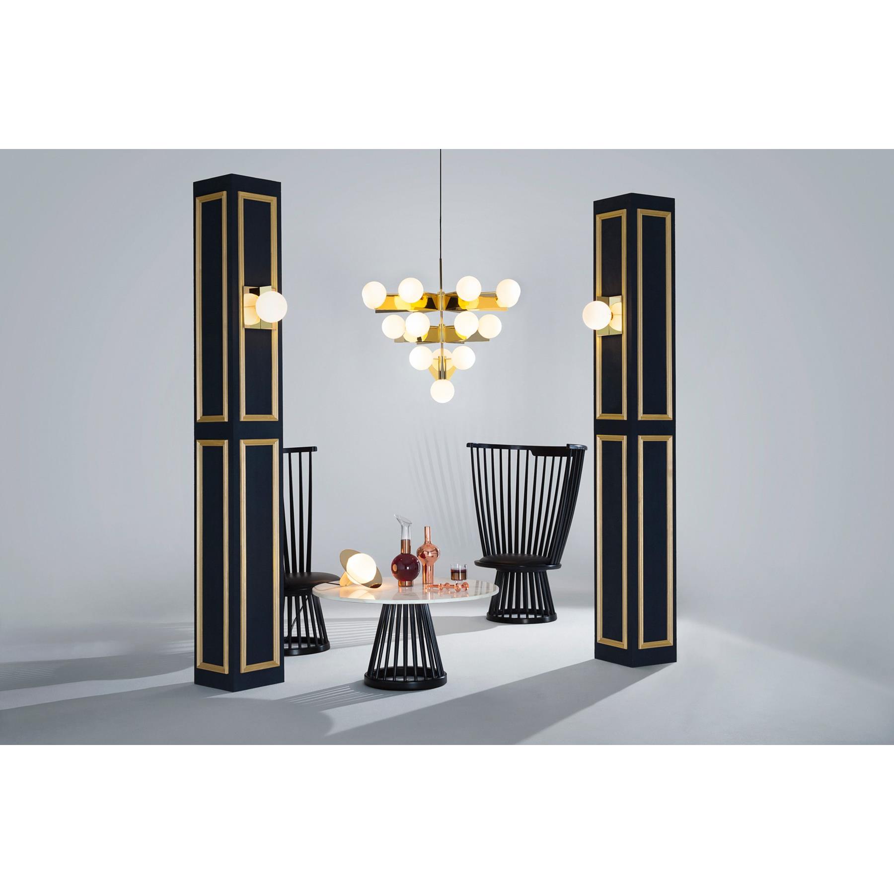 Tom Dixon Fan stoel zwart