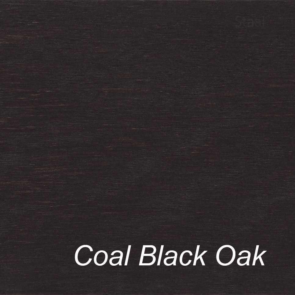 QLiv To Be Served bijzettafel 55 Coal Black Oak