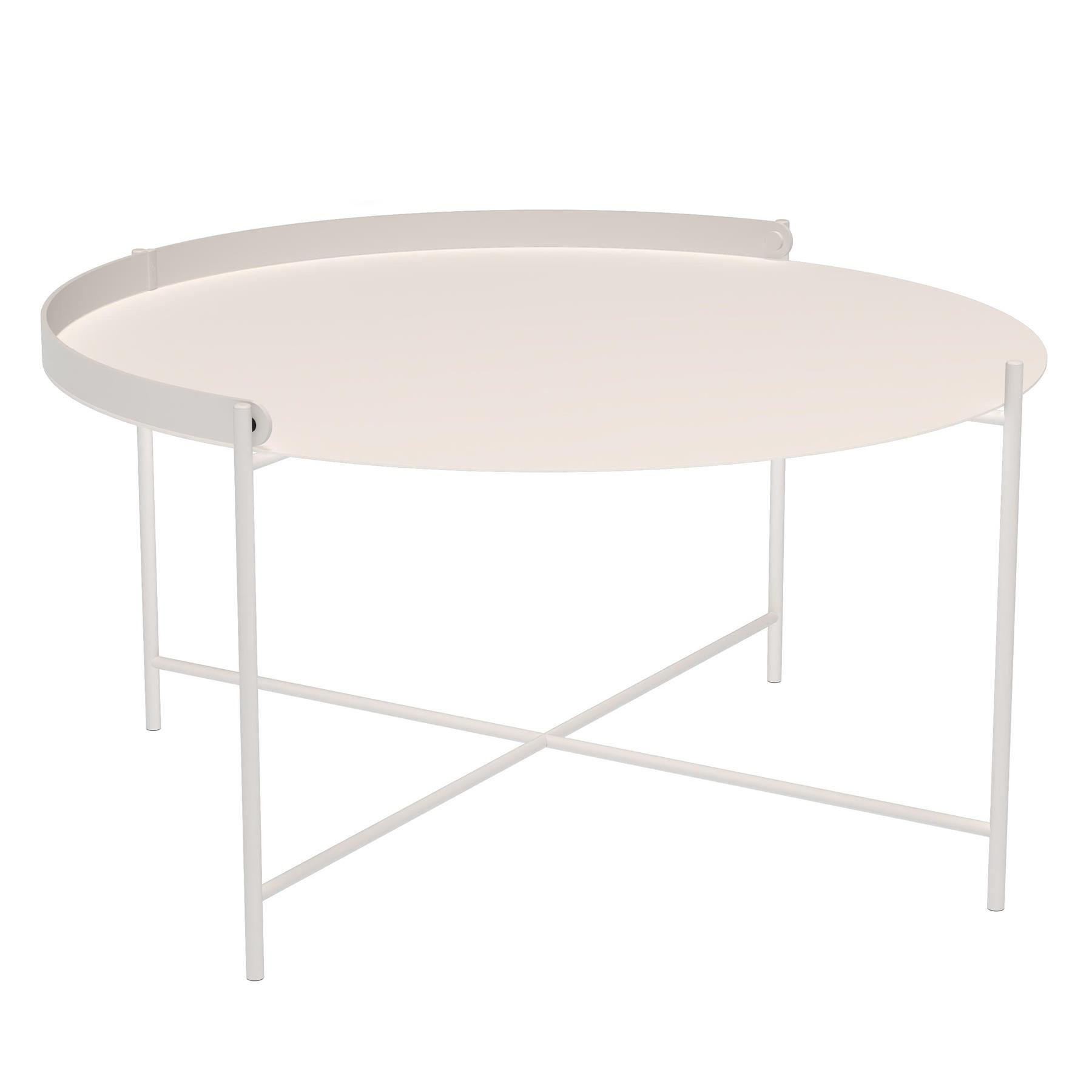 Houe Edge bijzettafel Ø76 Muted White