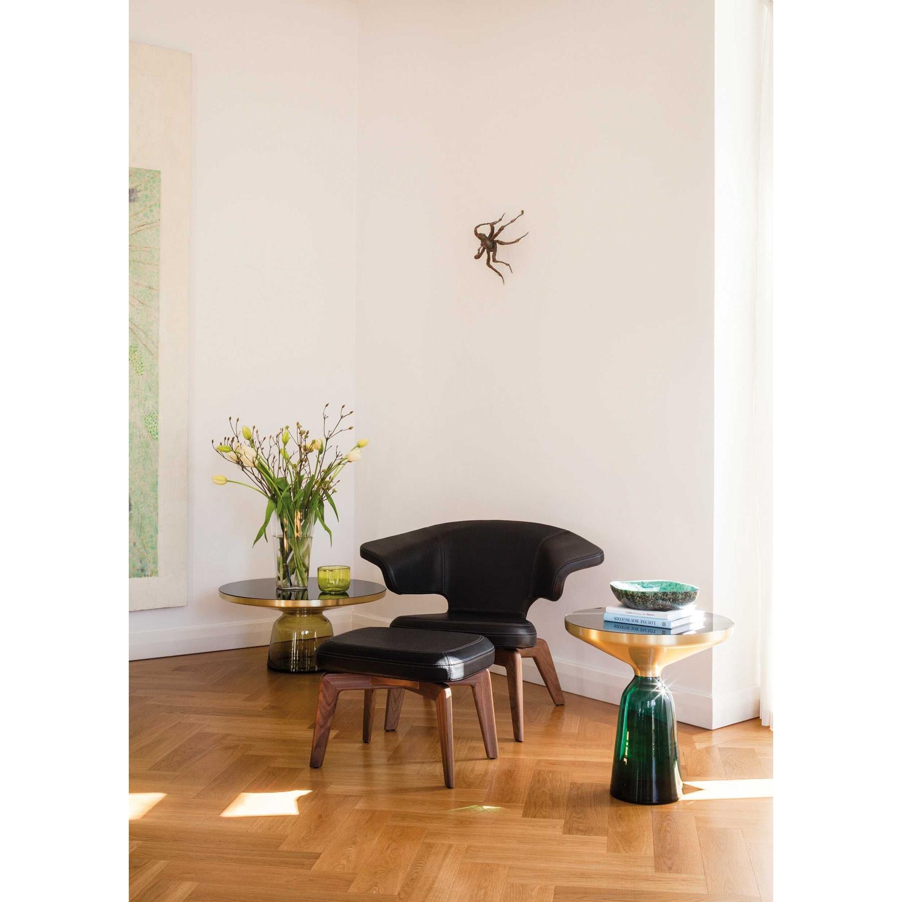 ClassiCon Munich voetenbank zwart leer