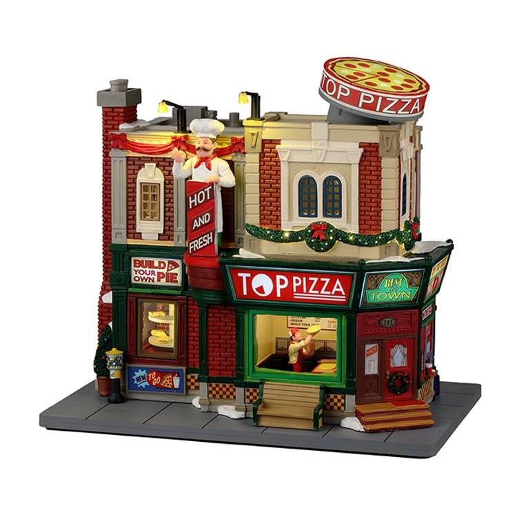 Lemax - 'Top Pizza' - Verlichte Attractie met animatie, muziek -