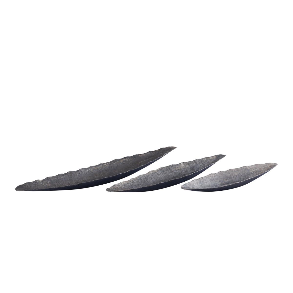 PTMD Semin Schaal - 91x19x8 cm - Aluminium - Zilver