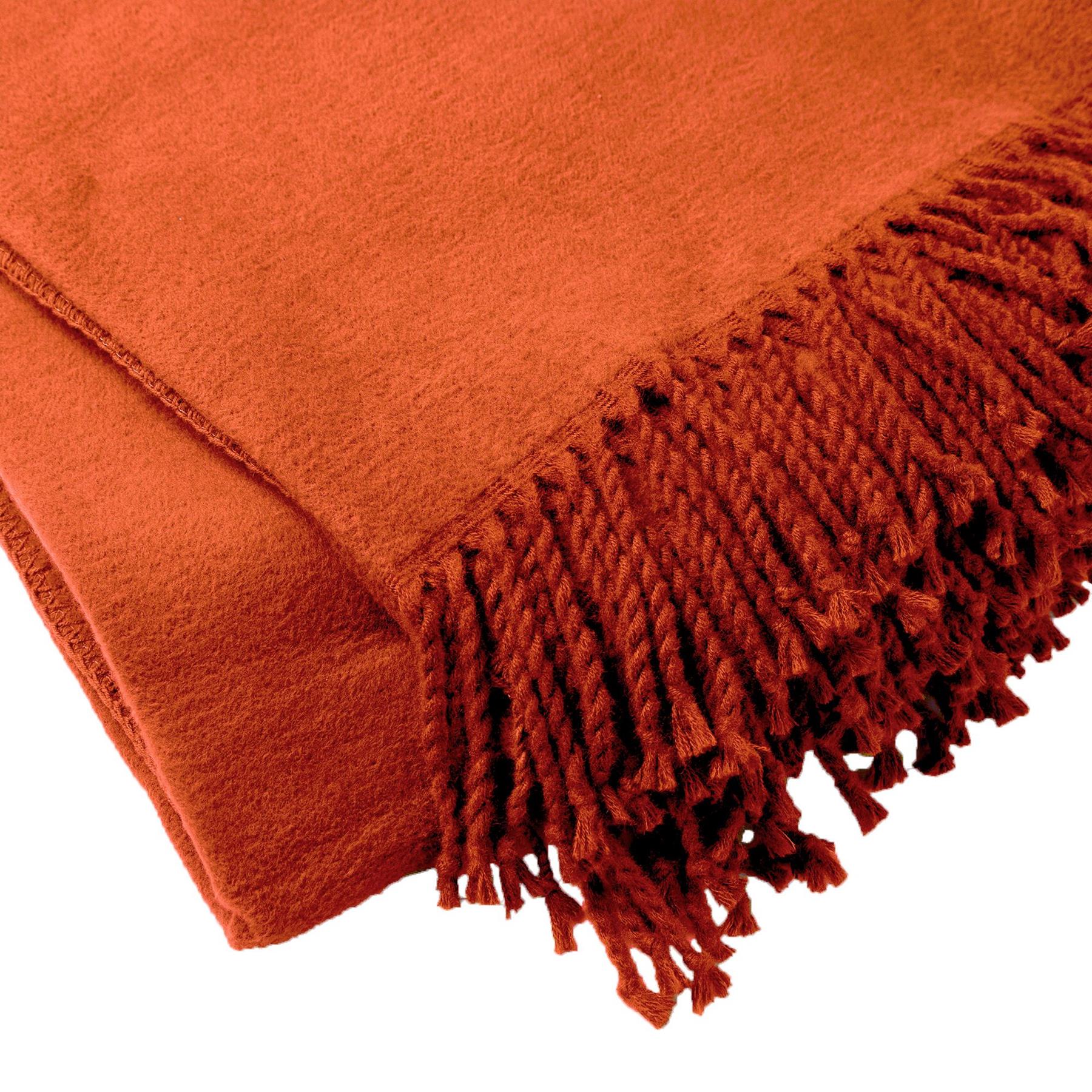ANNABELLA | Plaid | 150x200 cm Potters Clay | Oranje | Uni | Hoii