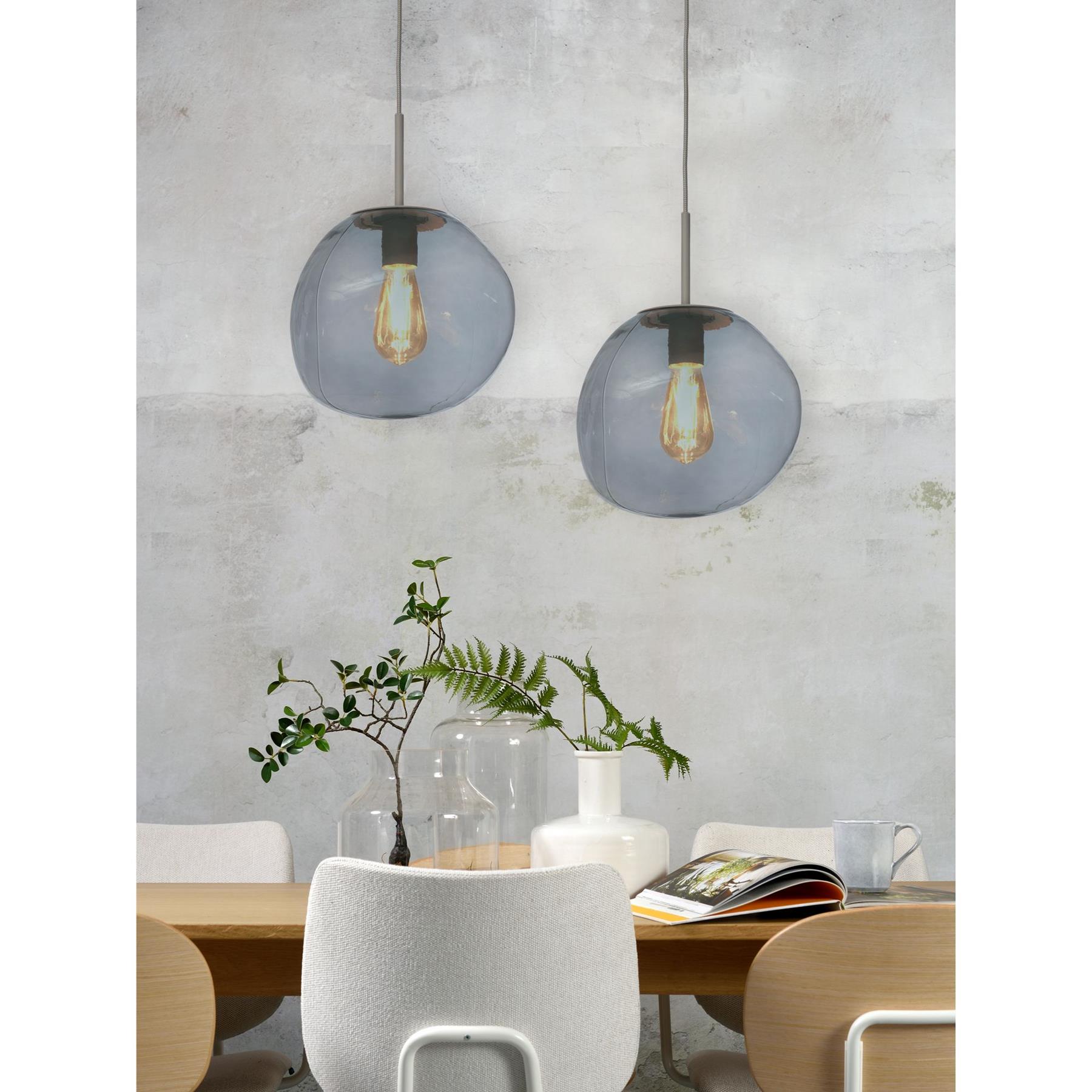 it's about RoMi Hanglamp Helsinki - Grijs - 26x26x37.5cm