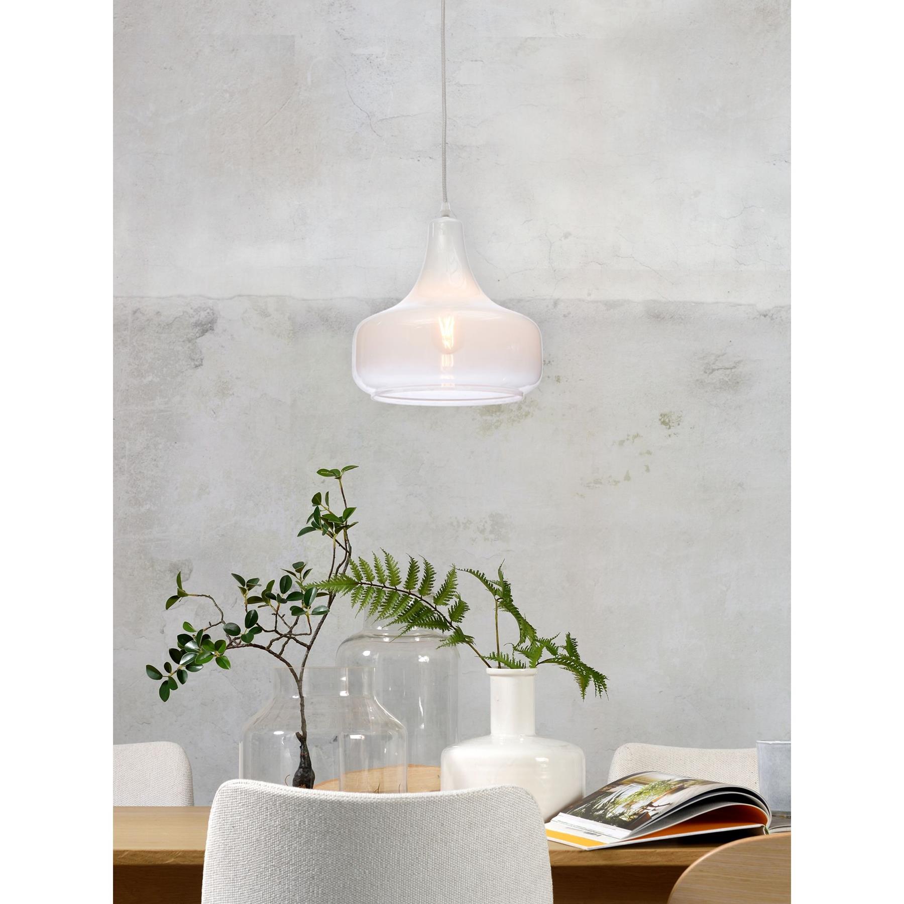 it's about RoMi Hanglamp Reykjavik - Wit - 25x25x25cm