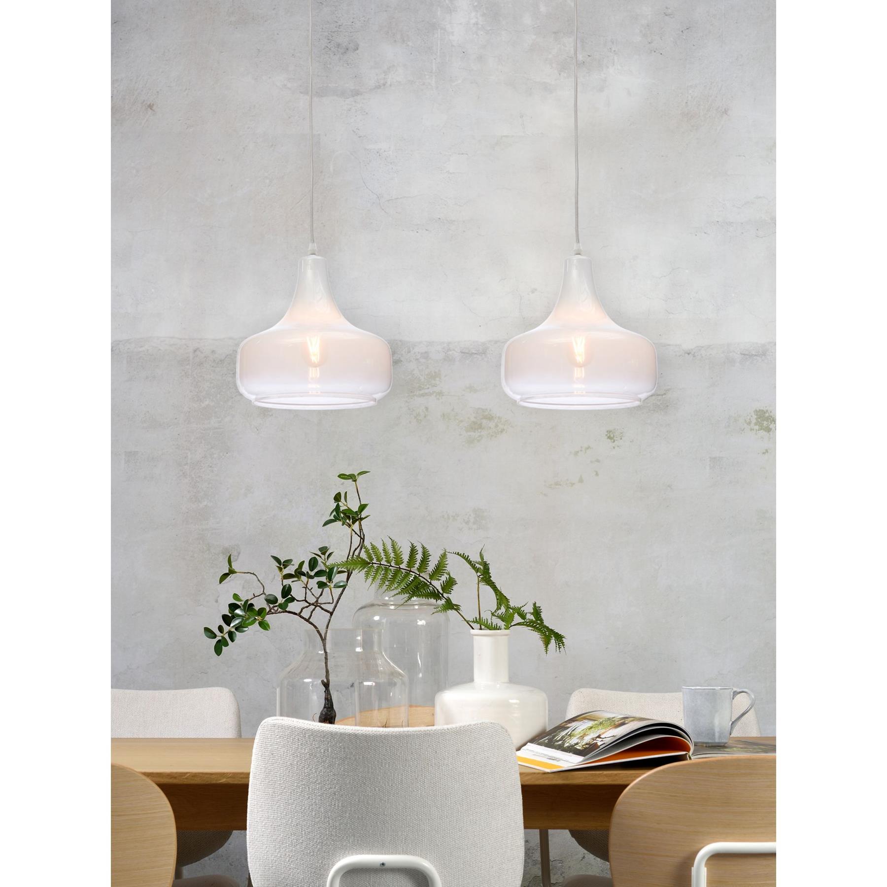 it's about RoMi Hanglamp Reykjavik - Wit - 25x25x25cm