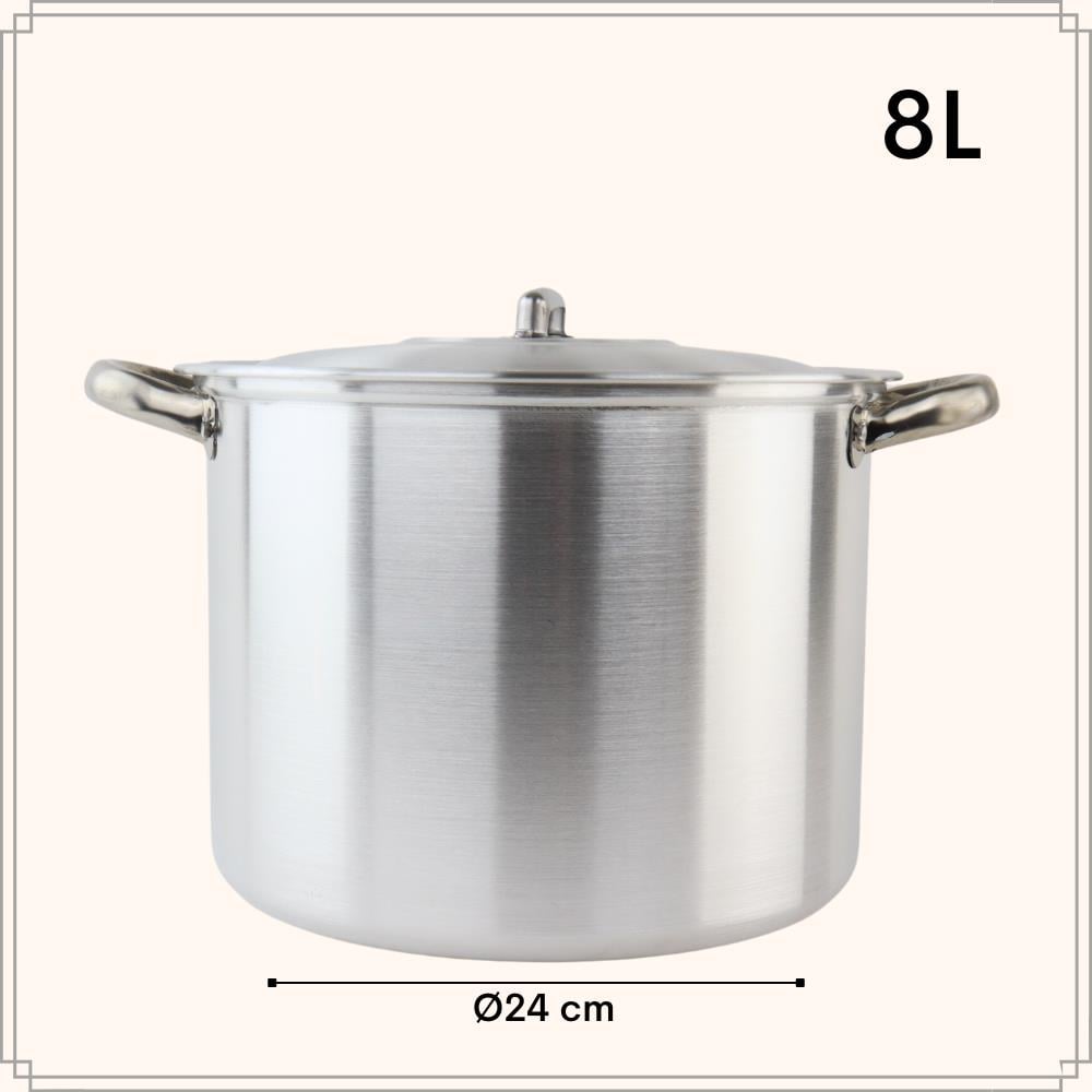 OTIX Soeppan 8 Liter Aluminium Stamppotpan
