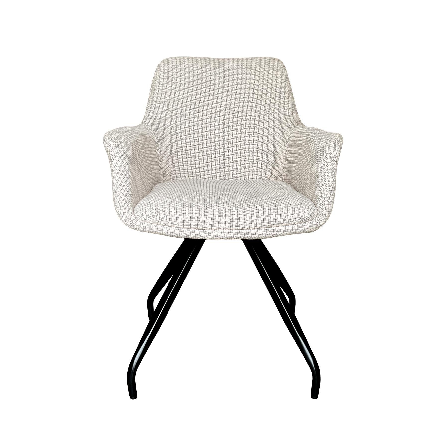 Livingfurn - Eetkamerstoel Duke Sand - Beige - 1 stuk