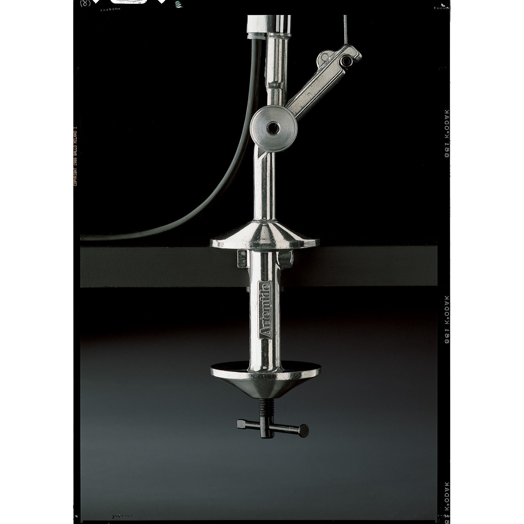 Artemide Tolomeo Mega klemlamp retrofit met dimmer 42cm perkament