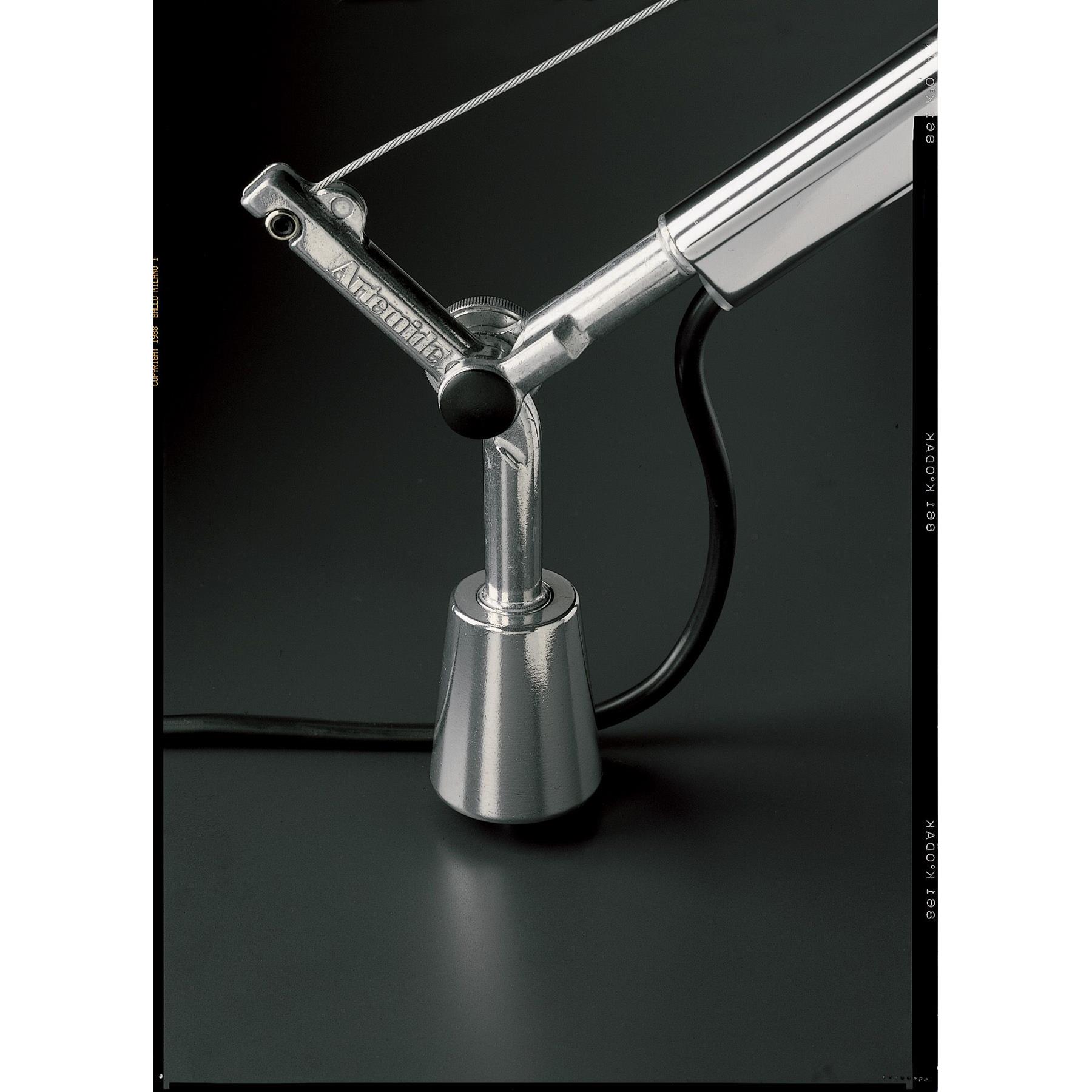 Artemide Tolomeo Mega klemlamp retrofit met dimmer 42cm perkament