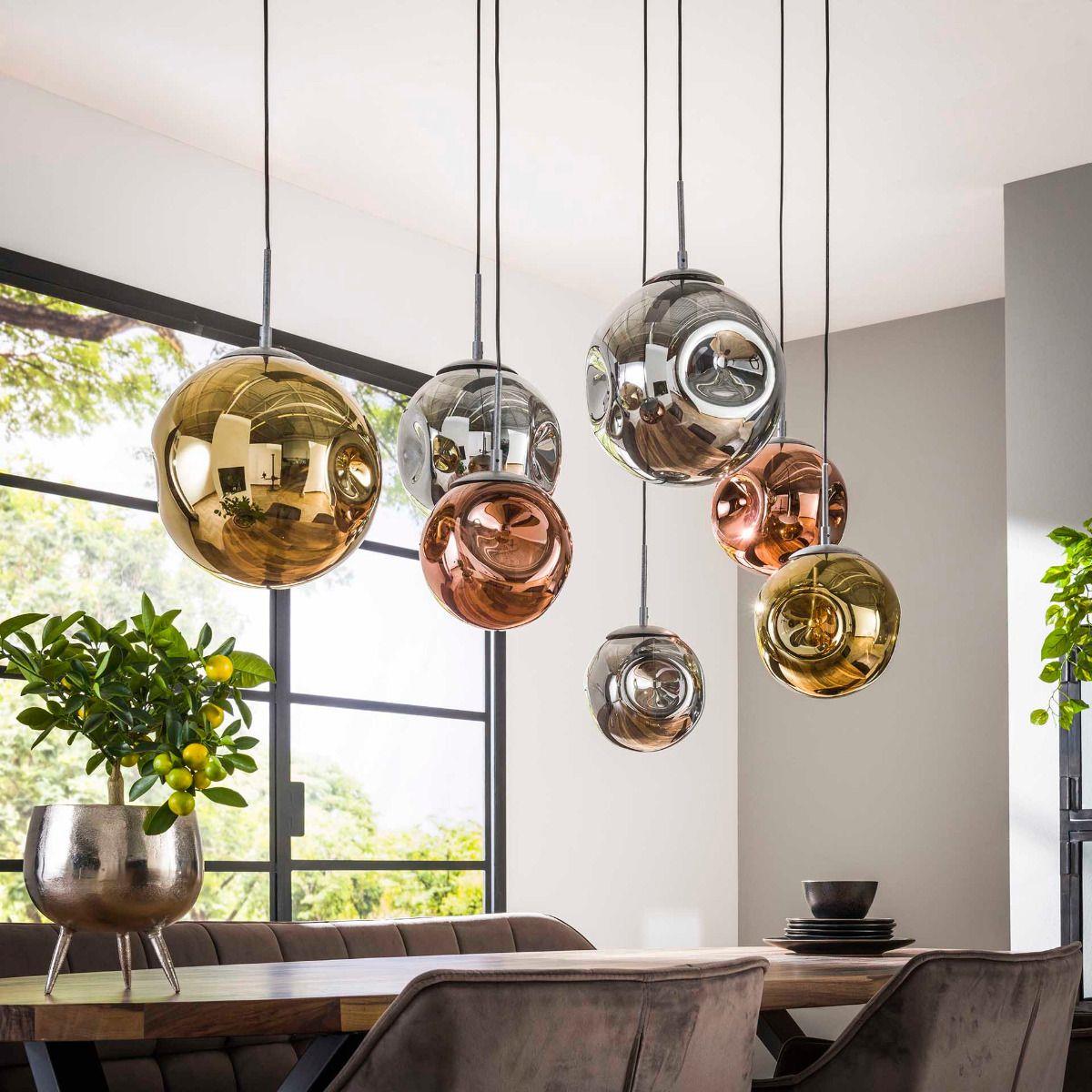 Fraaai - Gilian hanglamp 7L oud zilver