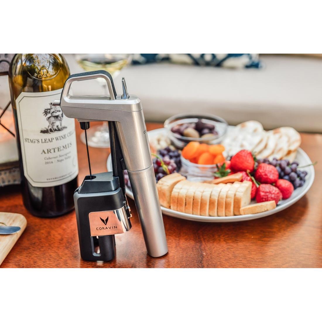 Coravin Wijnsysteem Timeless Six+ - Zilver