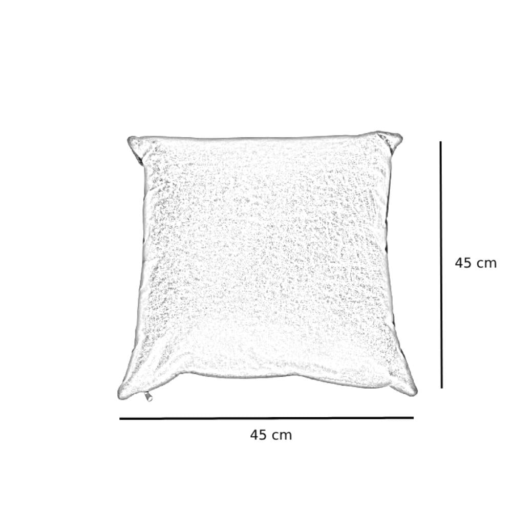 Bronx71 Sierkussen Kyla eco-leer bruin 45 x 45 cm
