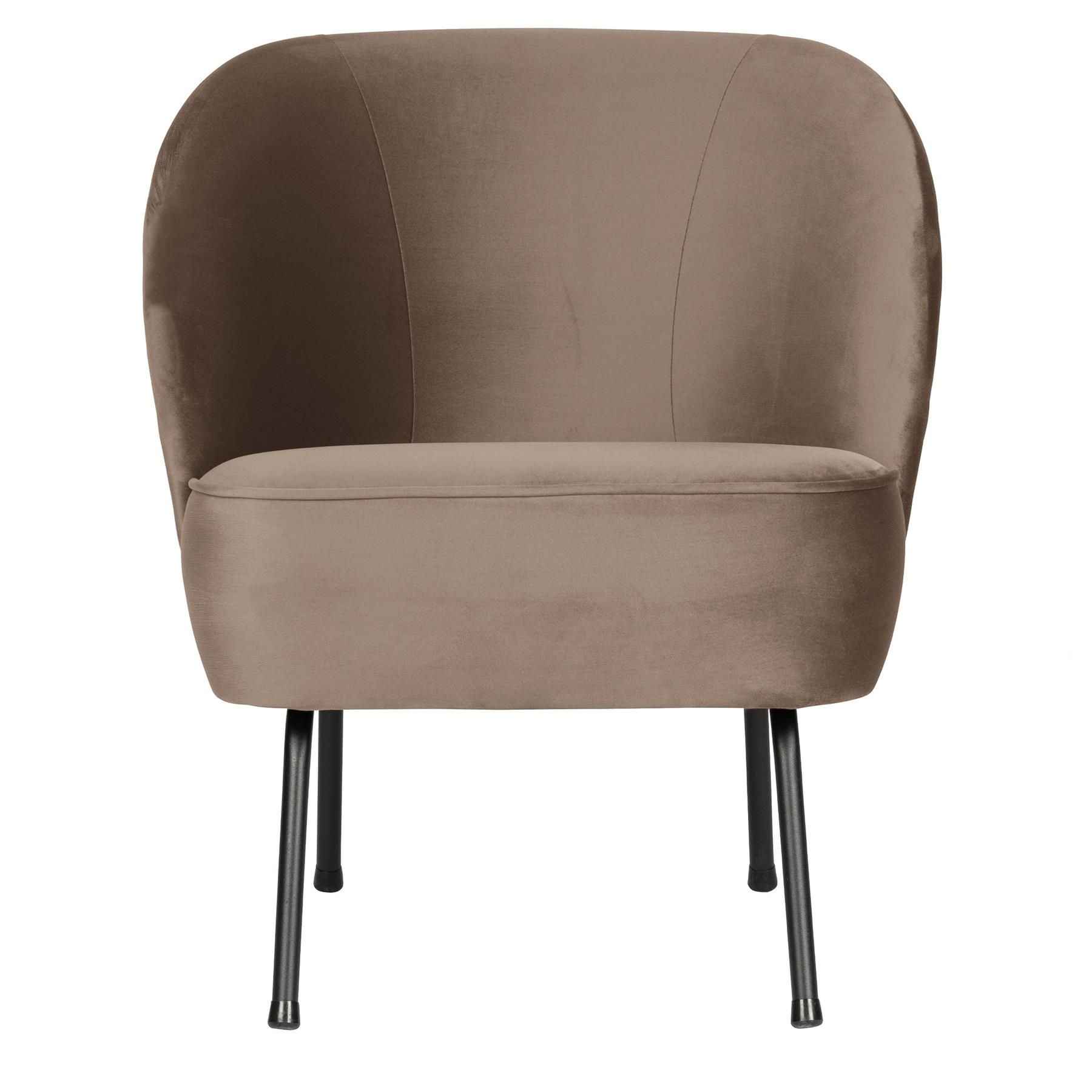 BePureHome Vogue Fauteuil - Fluweel Khaki