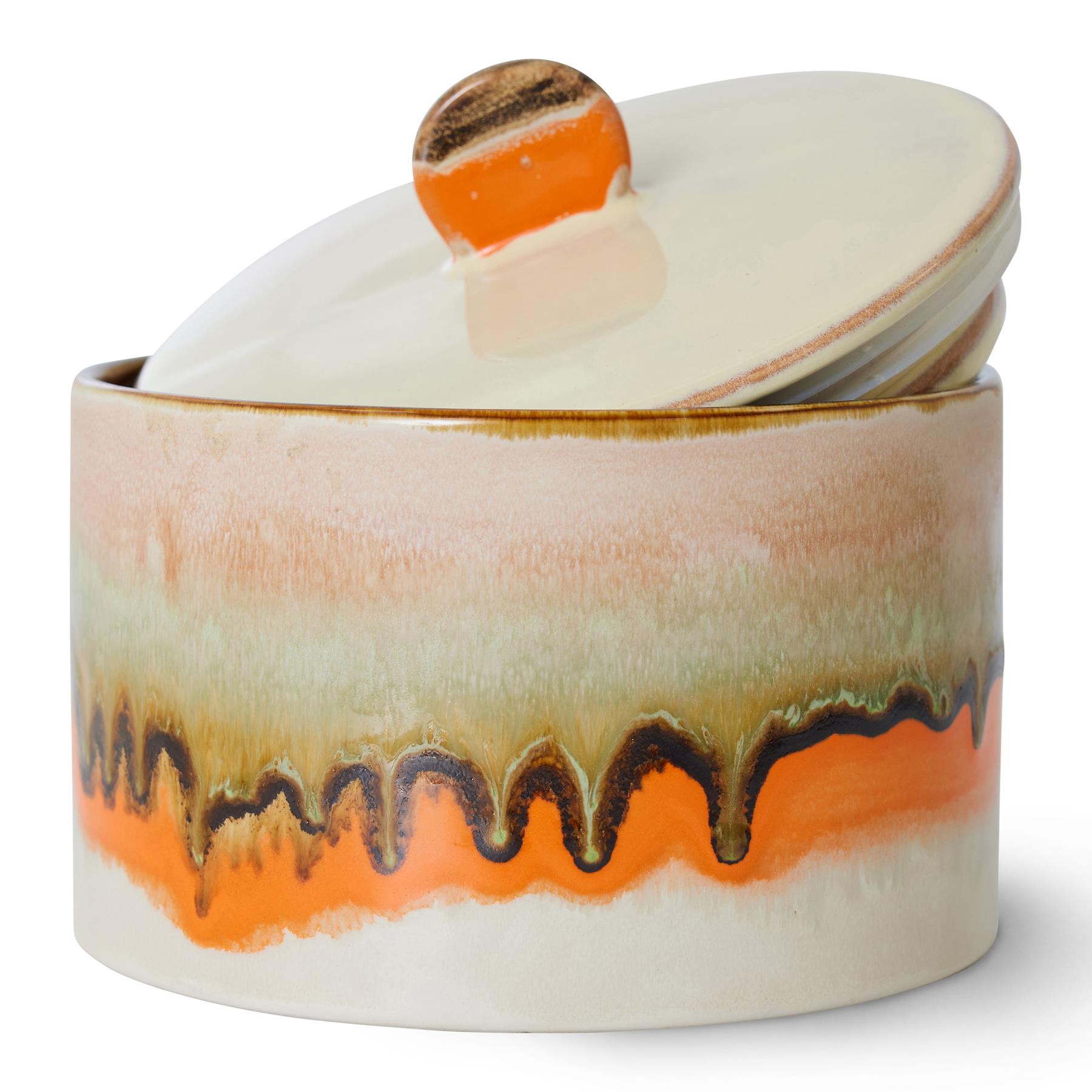 	HKliving 70's Cookie Jar Voorraadpot Ø 17 cm - Burst