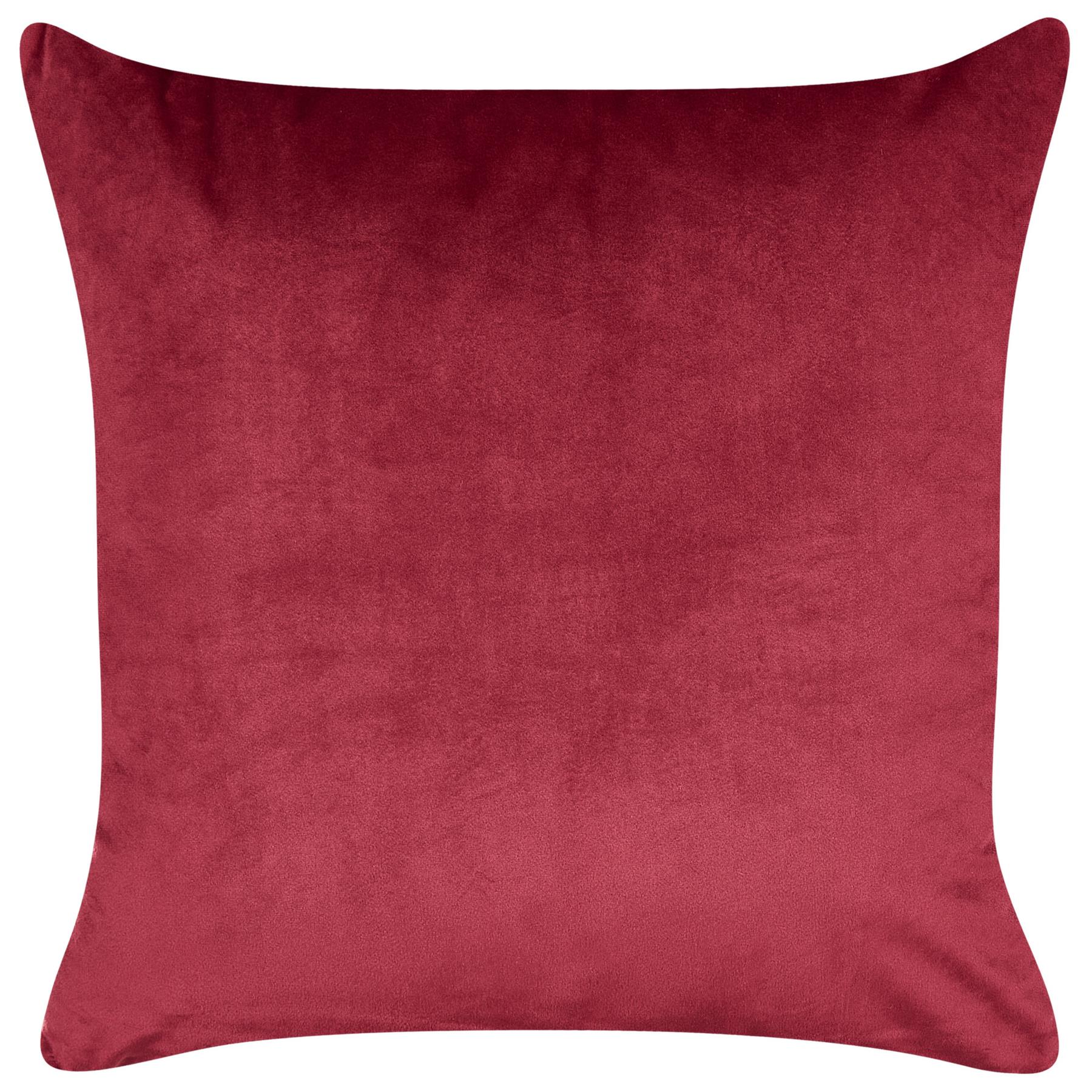 Beliani - BICOCCA - Sierkussen set van 2 - Rood - Fluweel