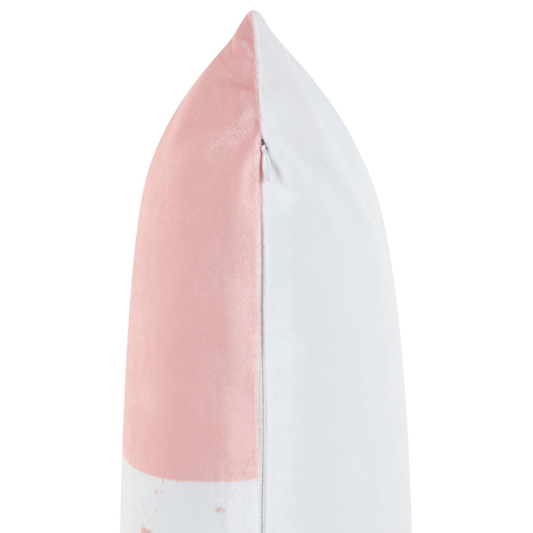 Beliani - UNIOLA - Sierkussen set van 2 - Roze - Fluweel