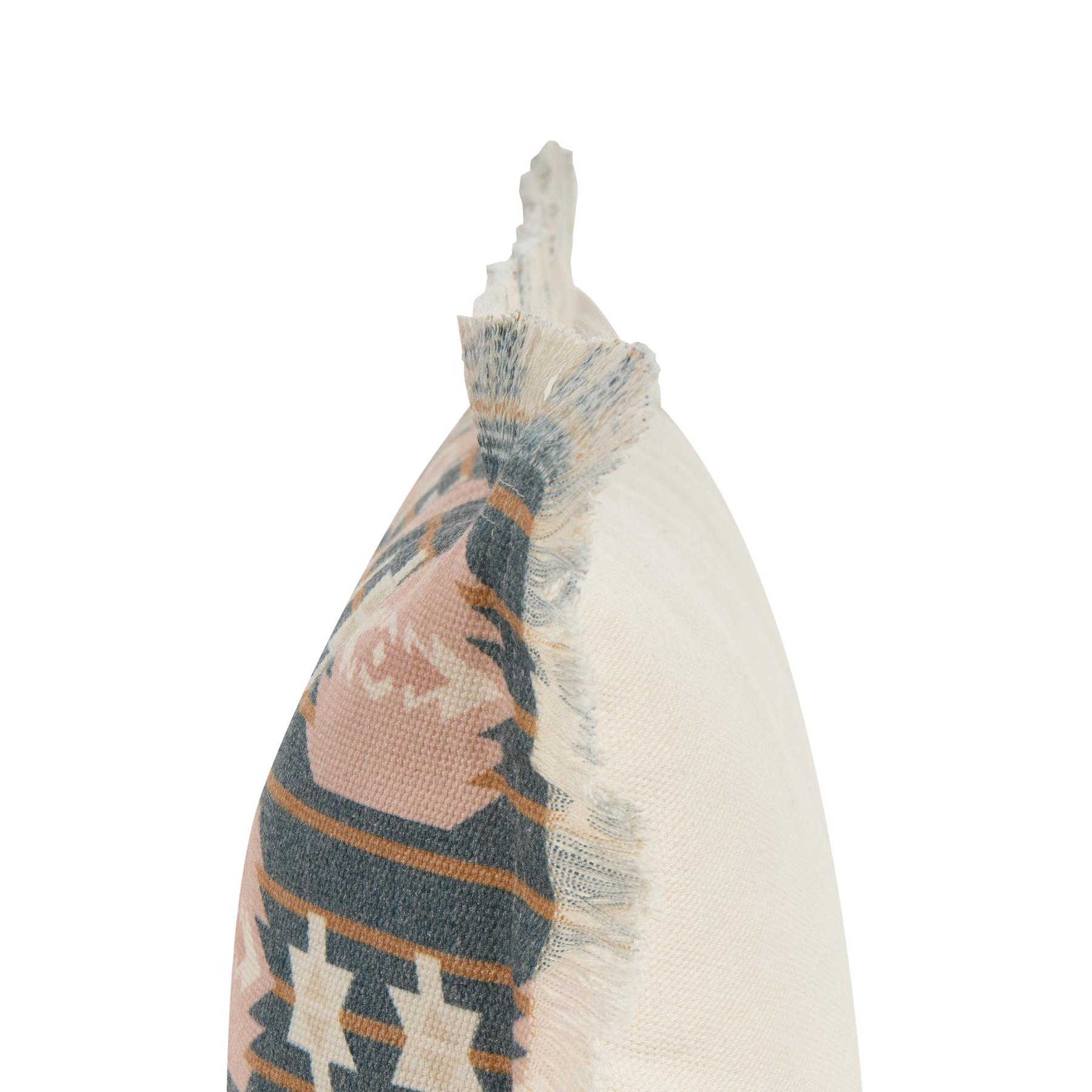 Beliani-DIANTHUS-Sierkussen set van 2-Grijs|Beige-60 x 60 cm-Polyester