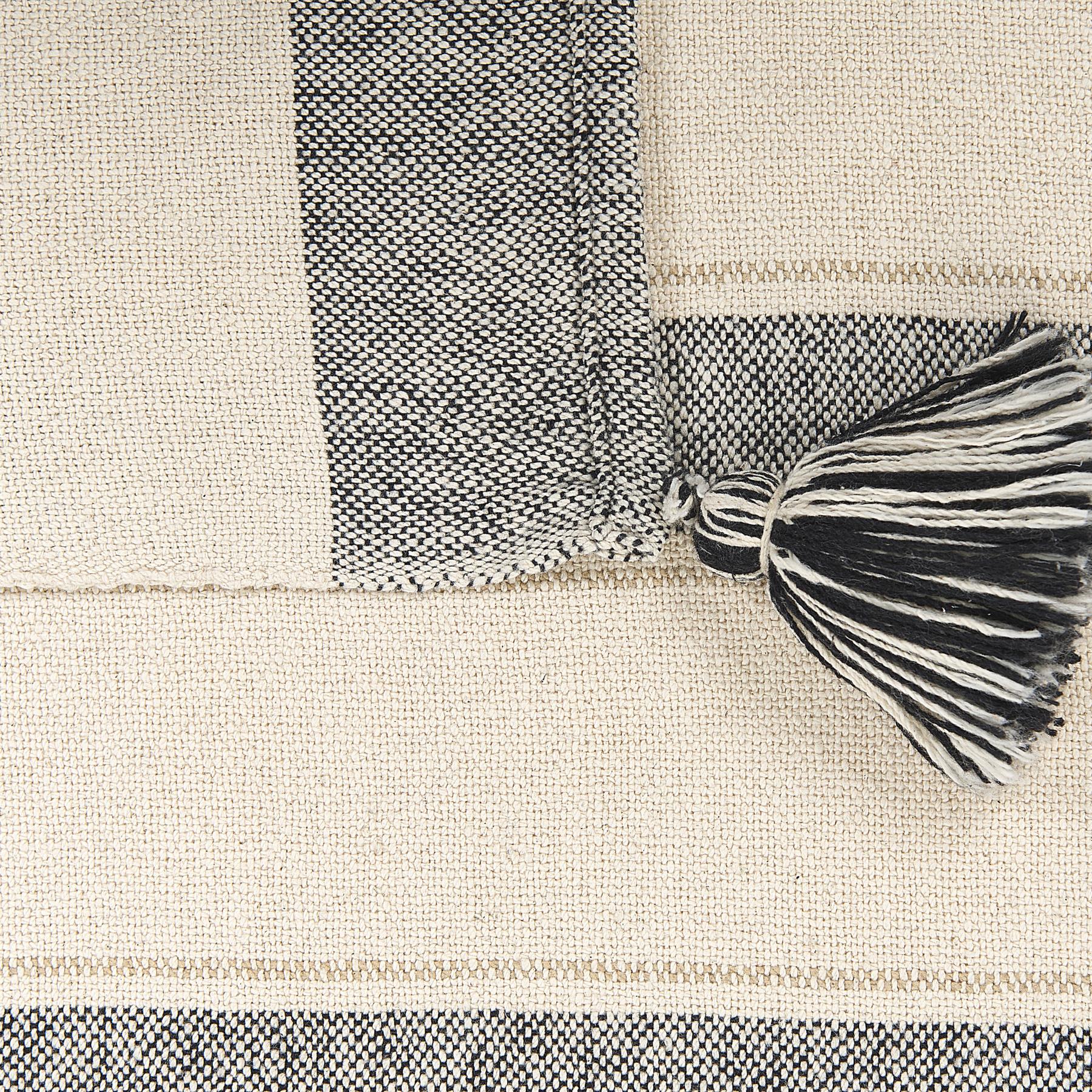 Beliani - CAYIR - Plaid - Beige - Katoen