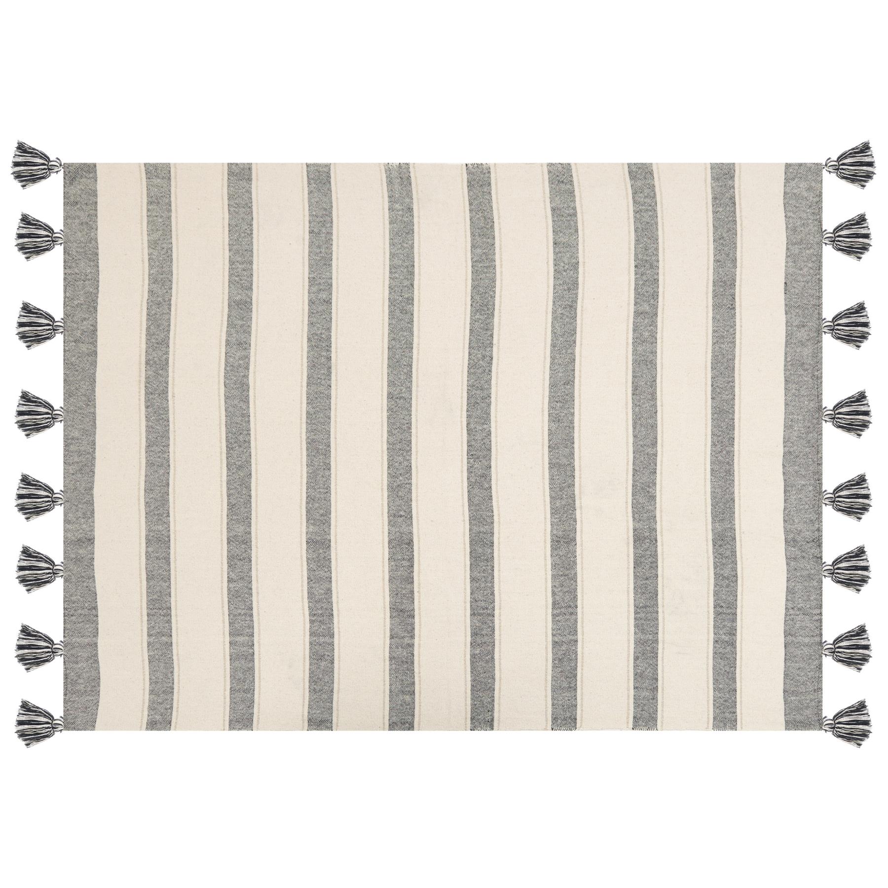 Beliani - CAYIR - Plaid - Beige - Katoen