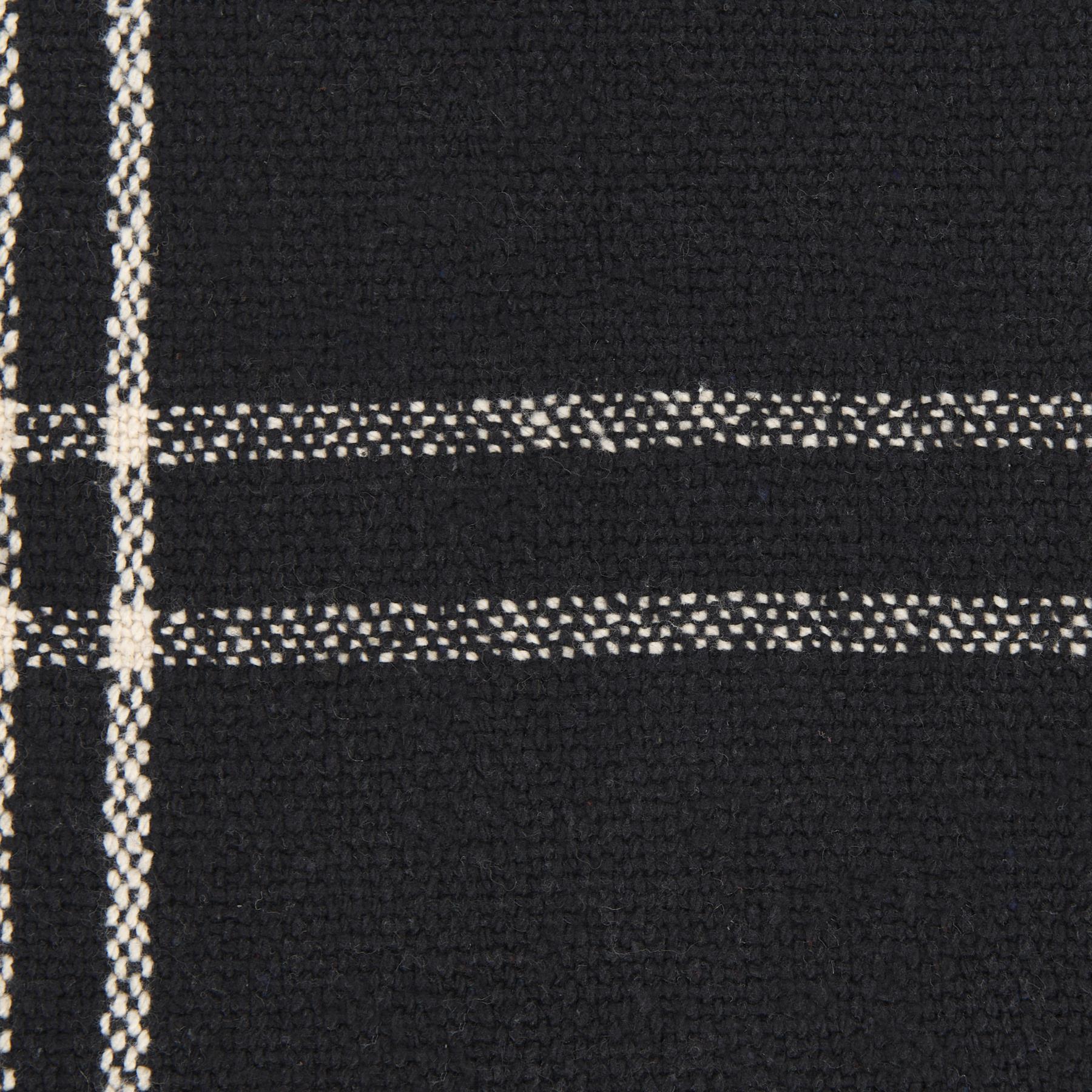 Beliani - KULAC - Plaid - Zwart - Katoen
