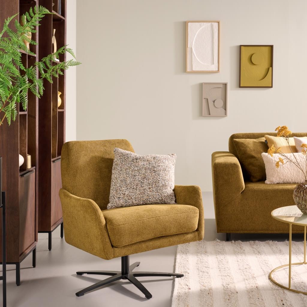 HD Collection Wanddeco D Abstract - Geel|Groen - Papier
