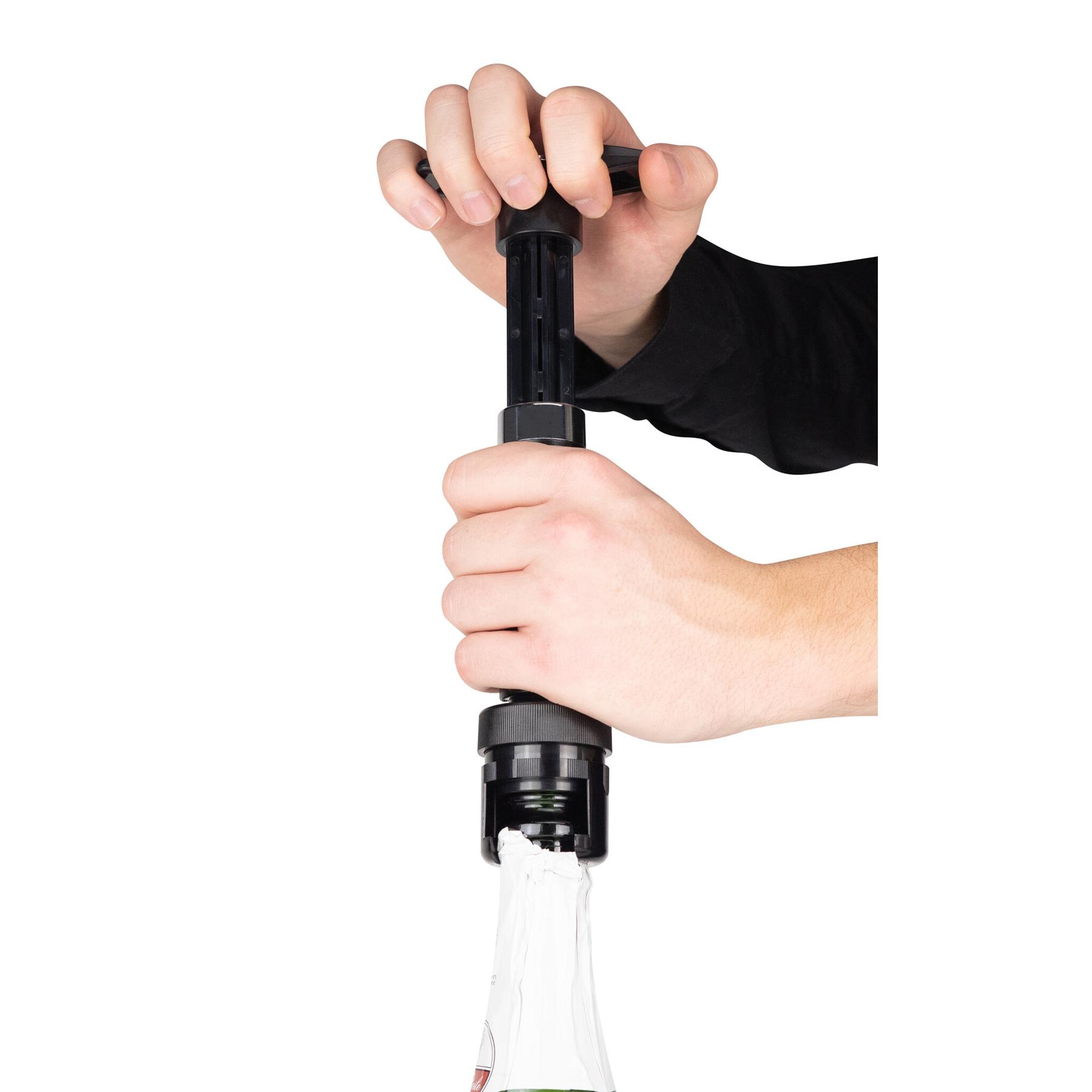 Peugeot Epivac duo vacuümpomp wijn - zwart - 2 doppen
